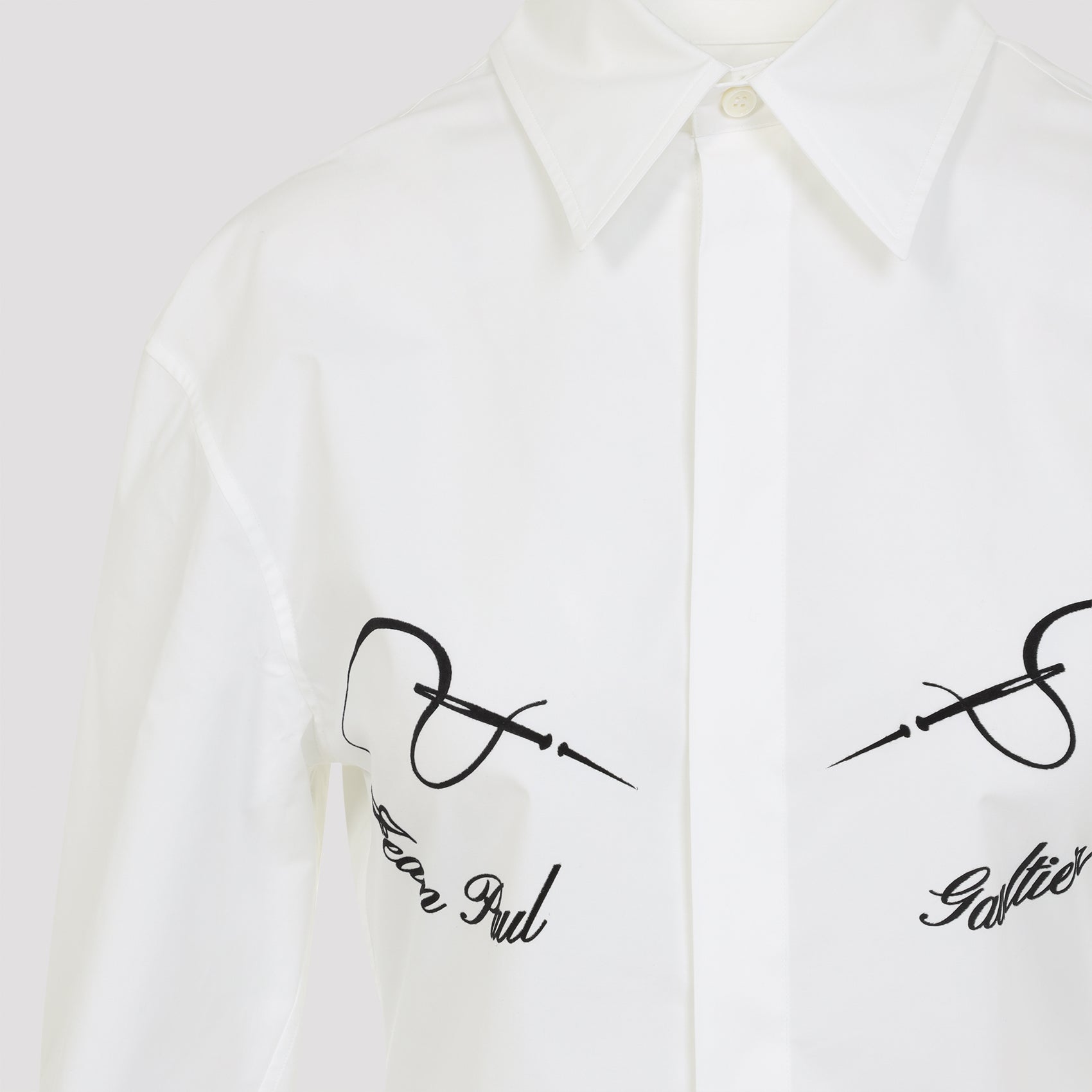 Jean Paul Gaultier Needless Flock Shirt