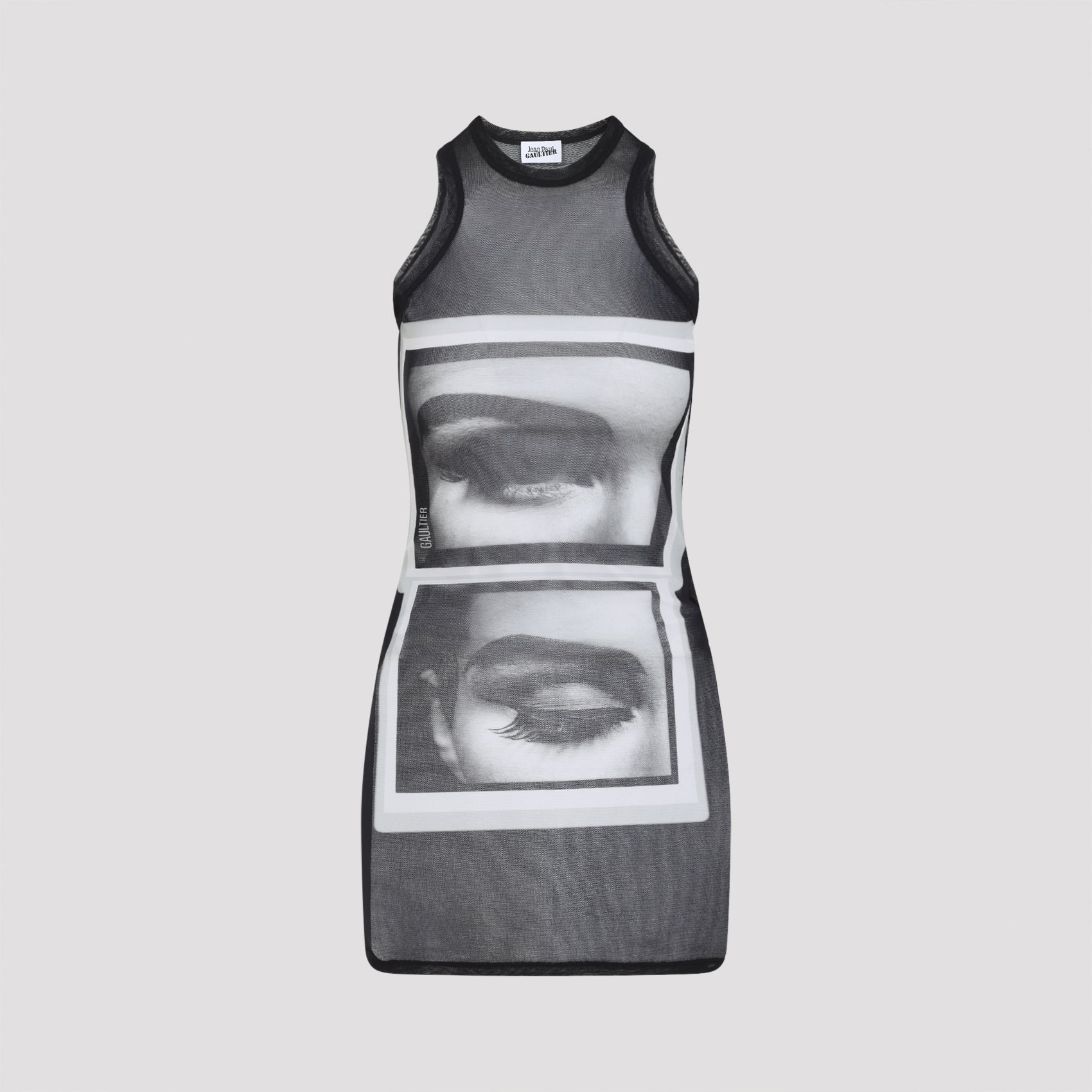 Jean Paul Gaultier Eyes and Lips Mini Dress