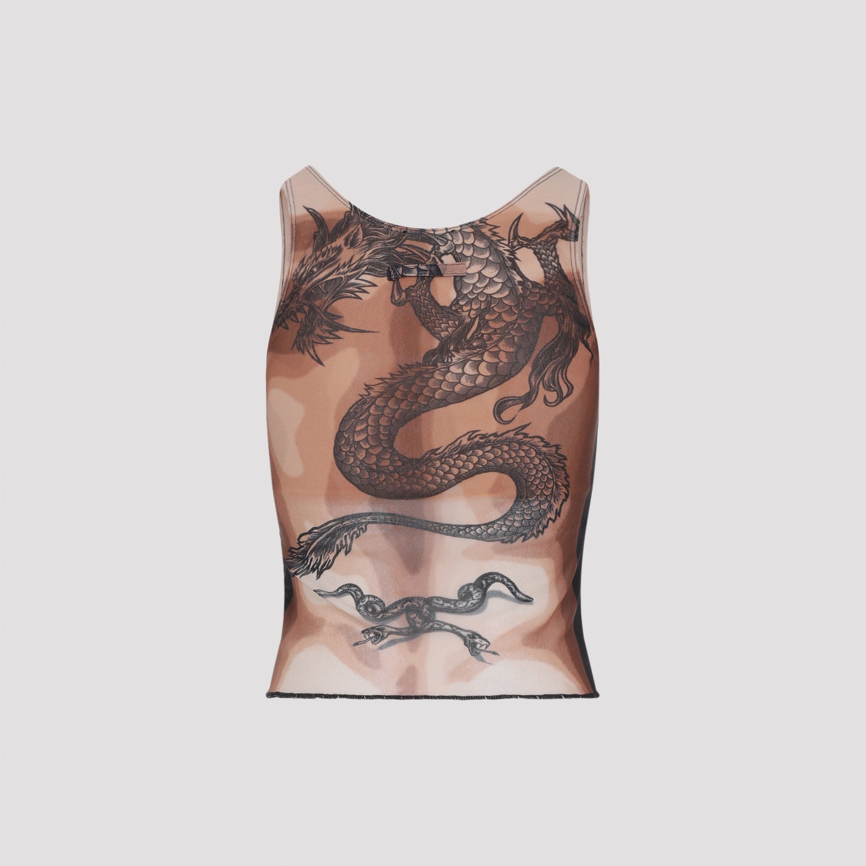 Jean Paul Gaultier Safe Sex Tattoo Top
