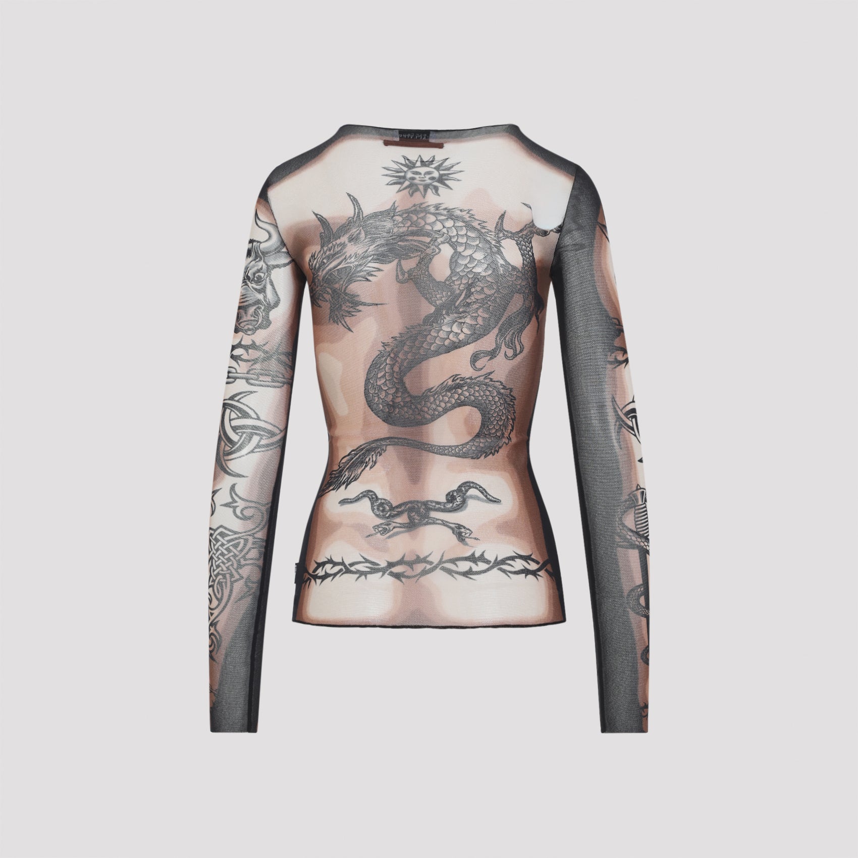 Jean Paul Gaultier Safe Sex Tattoo Top