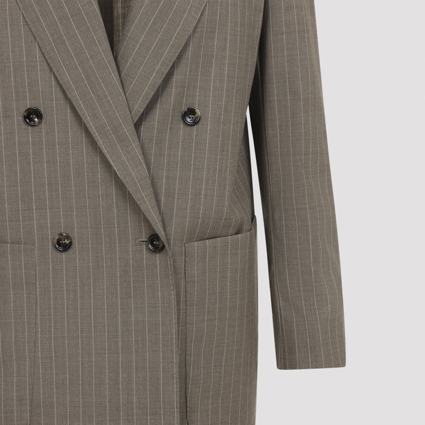 Max Mara Acciaio Pinstripe Jacket