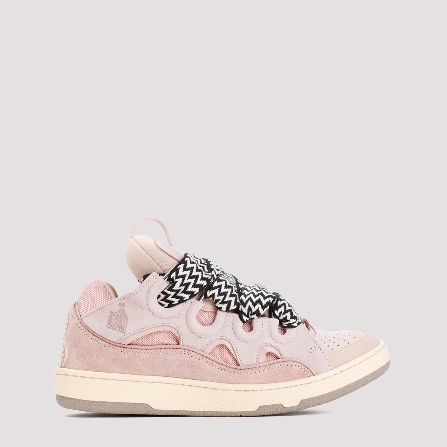 Lanvin Leather Curb Sneakers