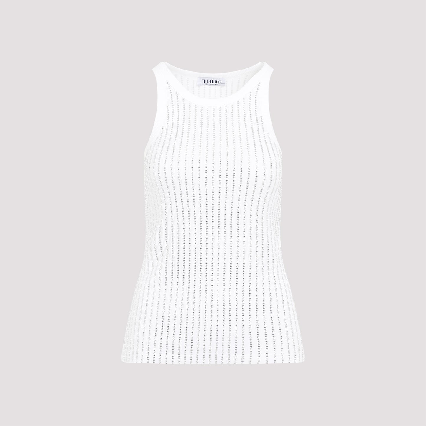 The Attico Ribbed Jersey Tank