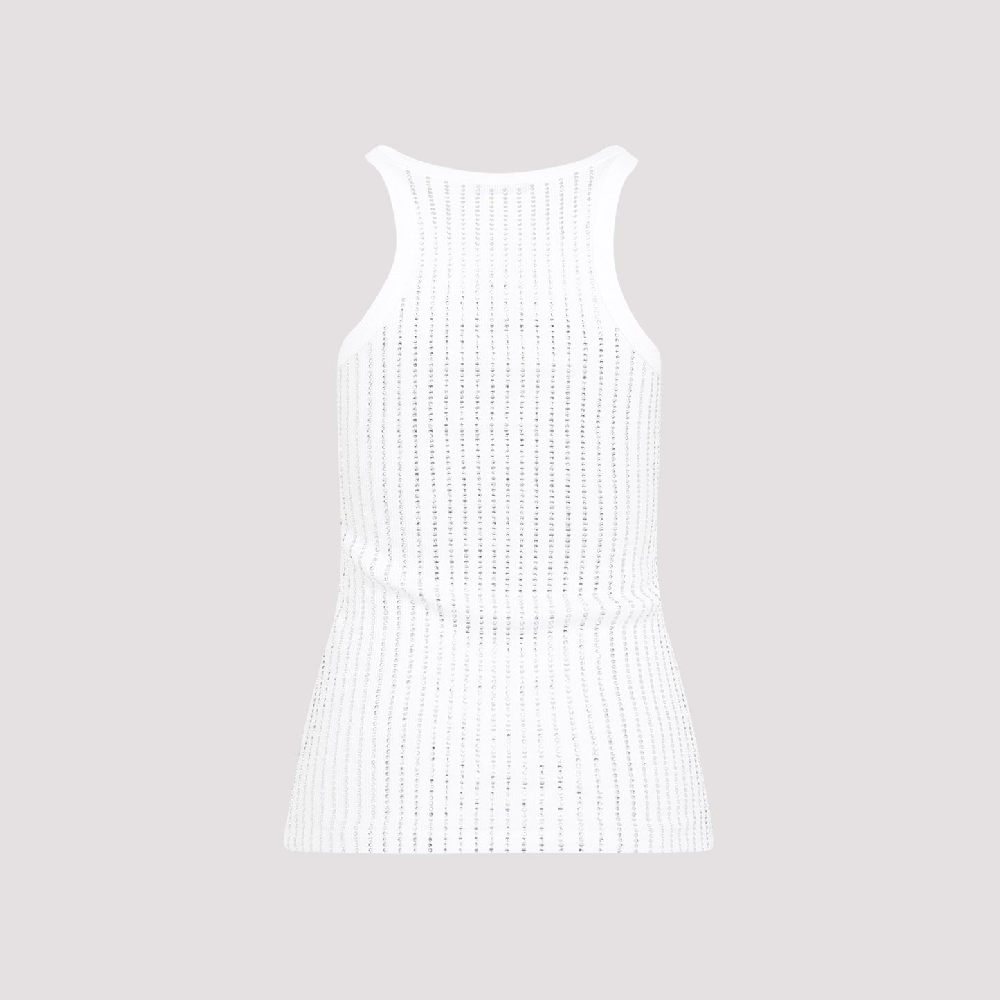 The Attico Ribbed Jersey Tank