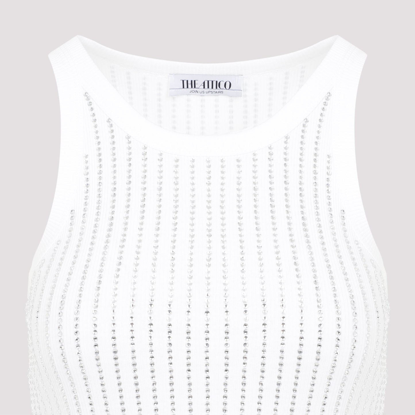 The Attico Ribbed Jersey Tank
