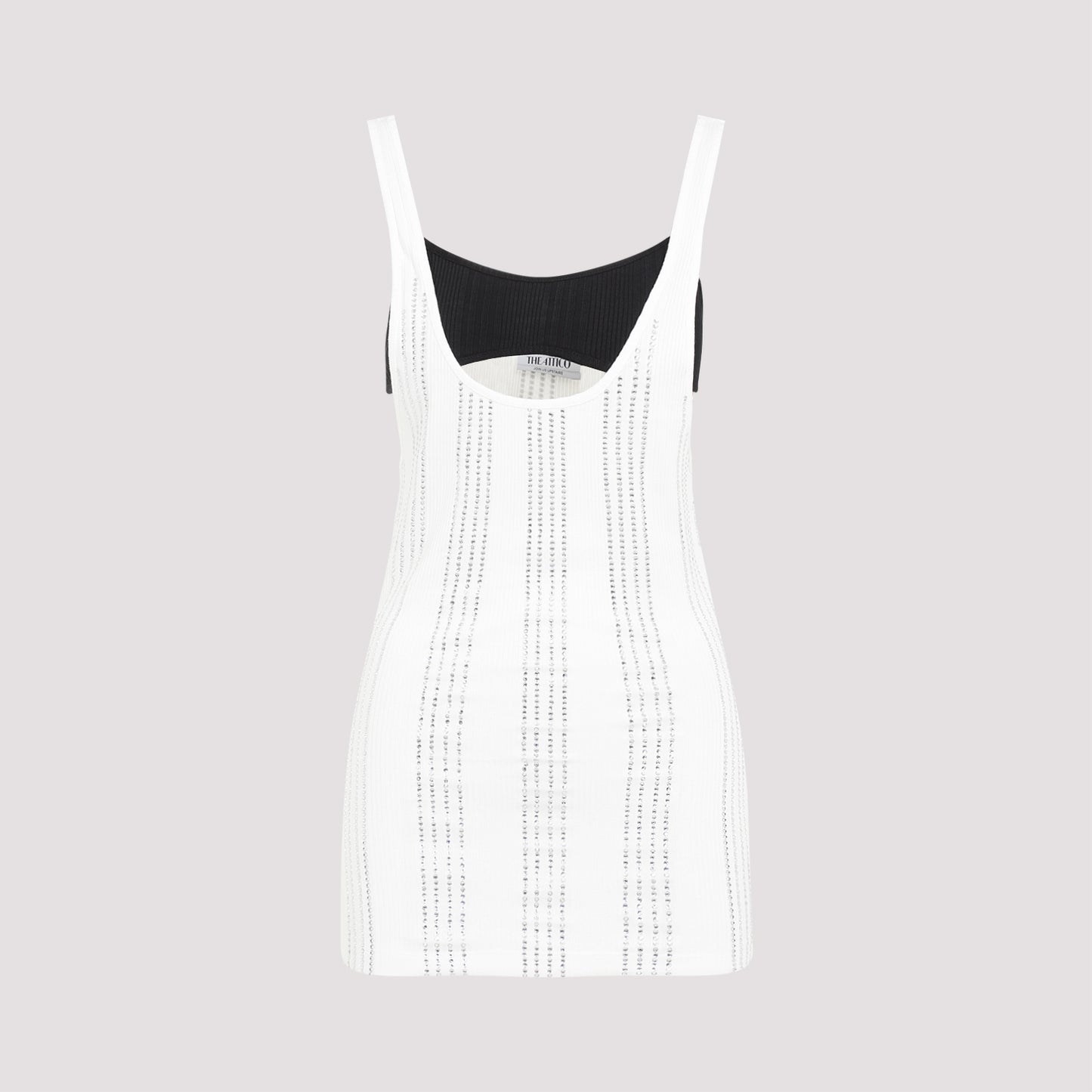 The Attico Flat Ribbed Jersey Tank Top