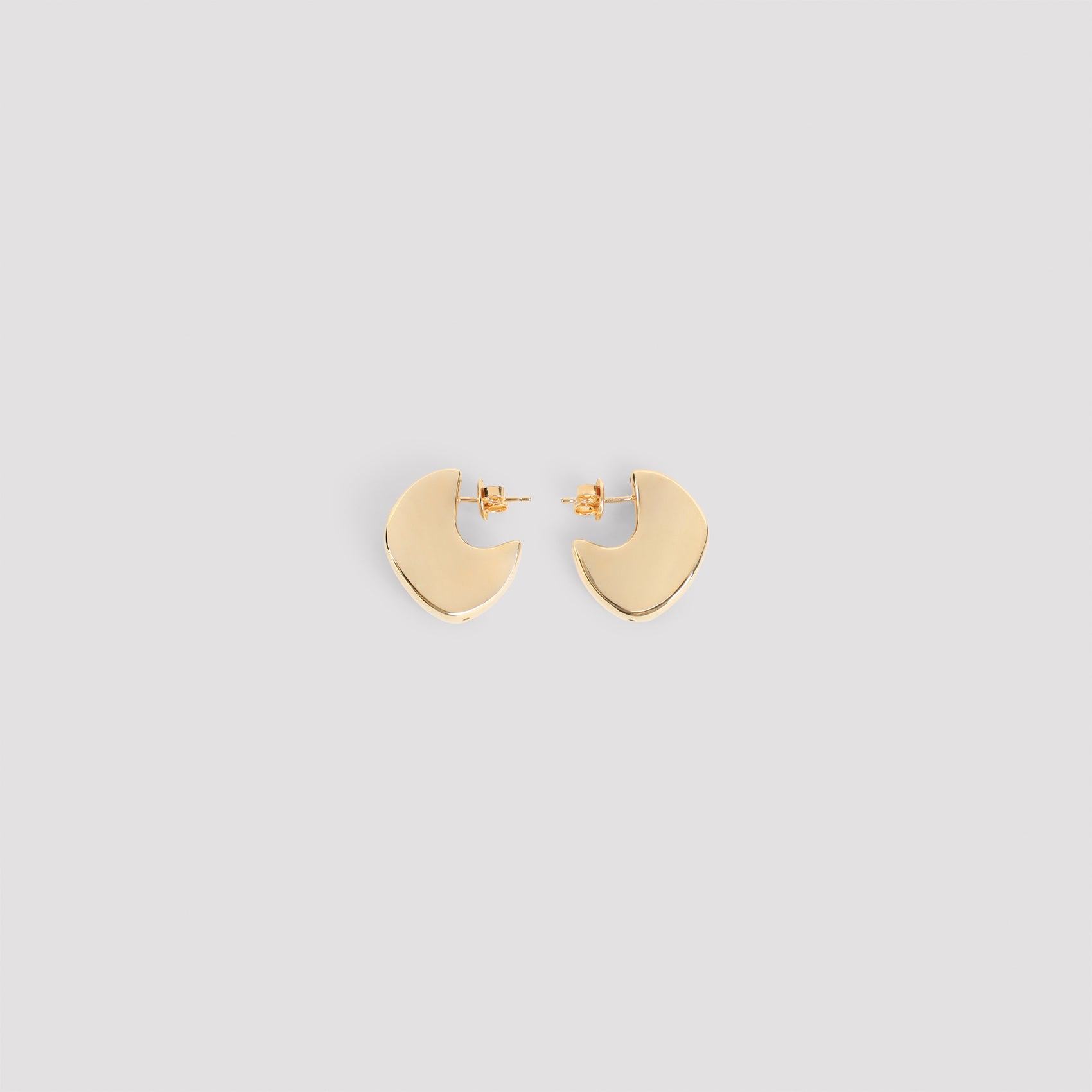 Bottega Veneta Disc Earrings