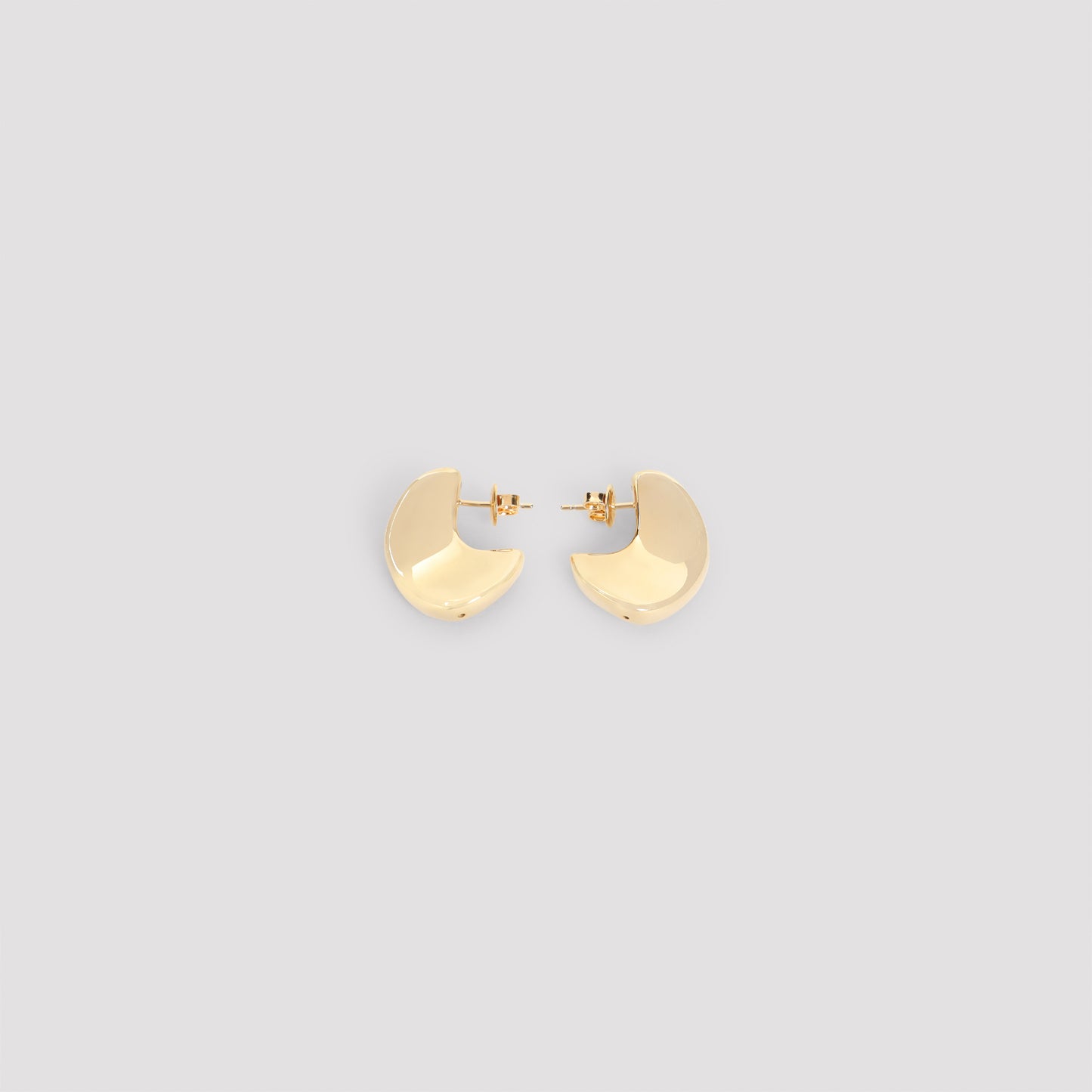 Bottega Veneta Disc Earrings