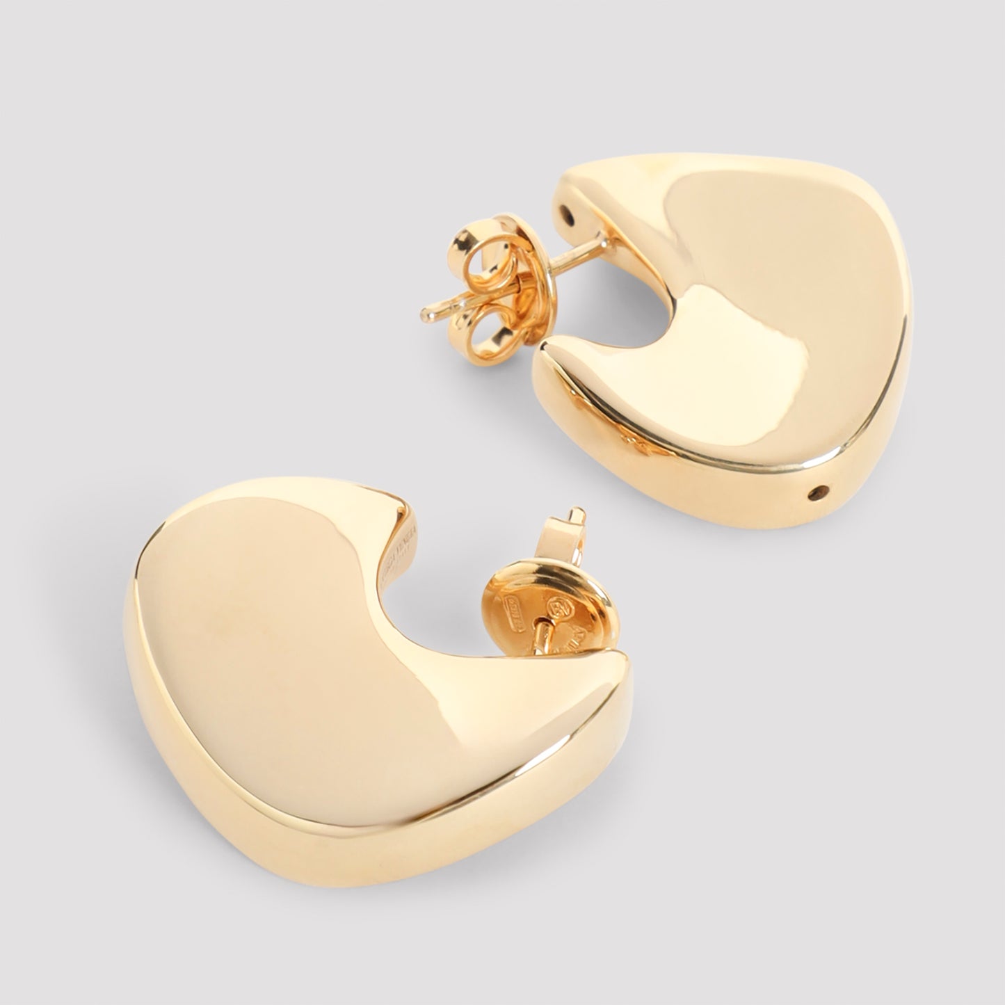 Bottega Veneta Disc Earrings