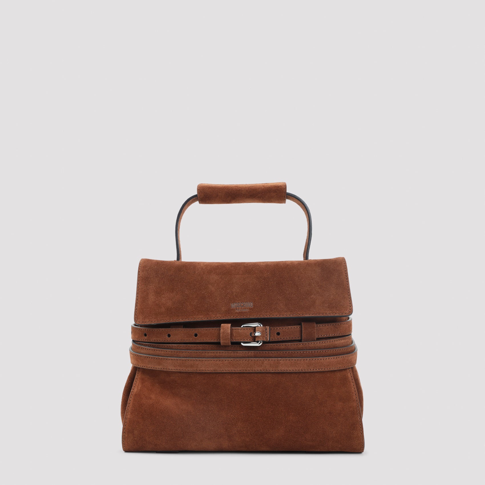 Moschino Belted Top-Handle Bag