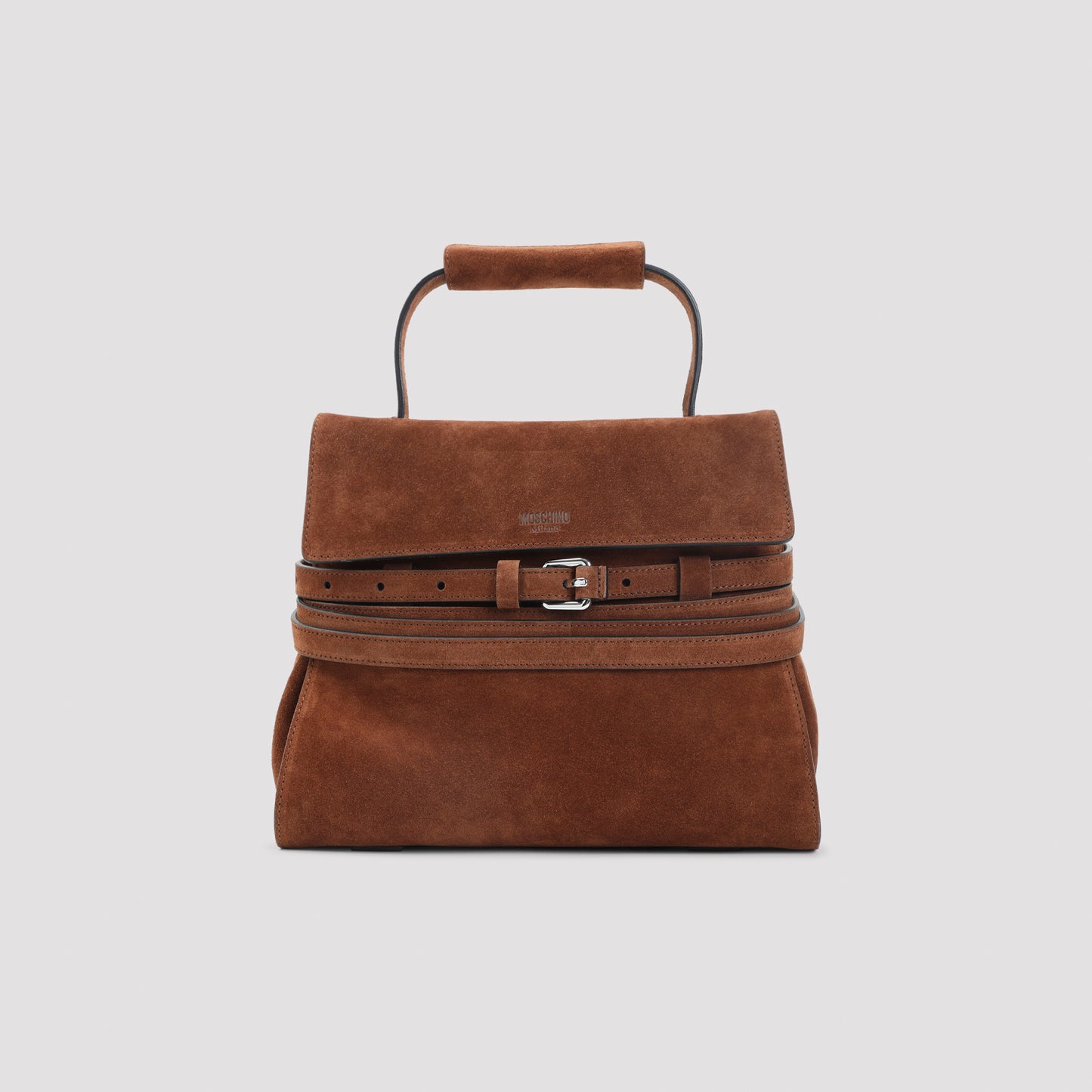 Moschino Belted Top-Handle Bag