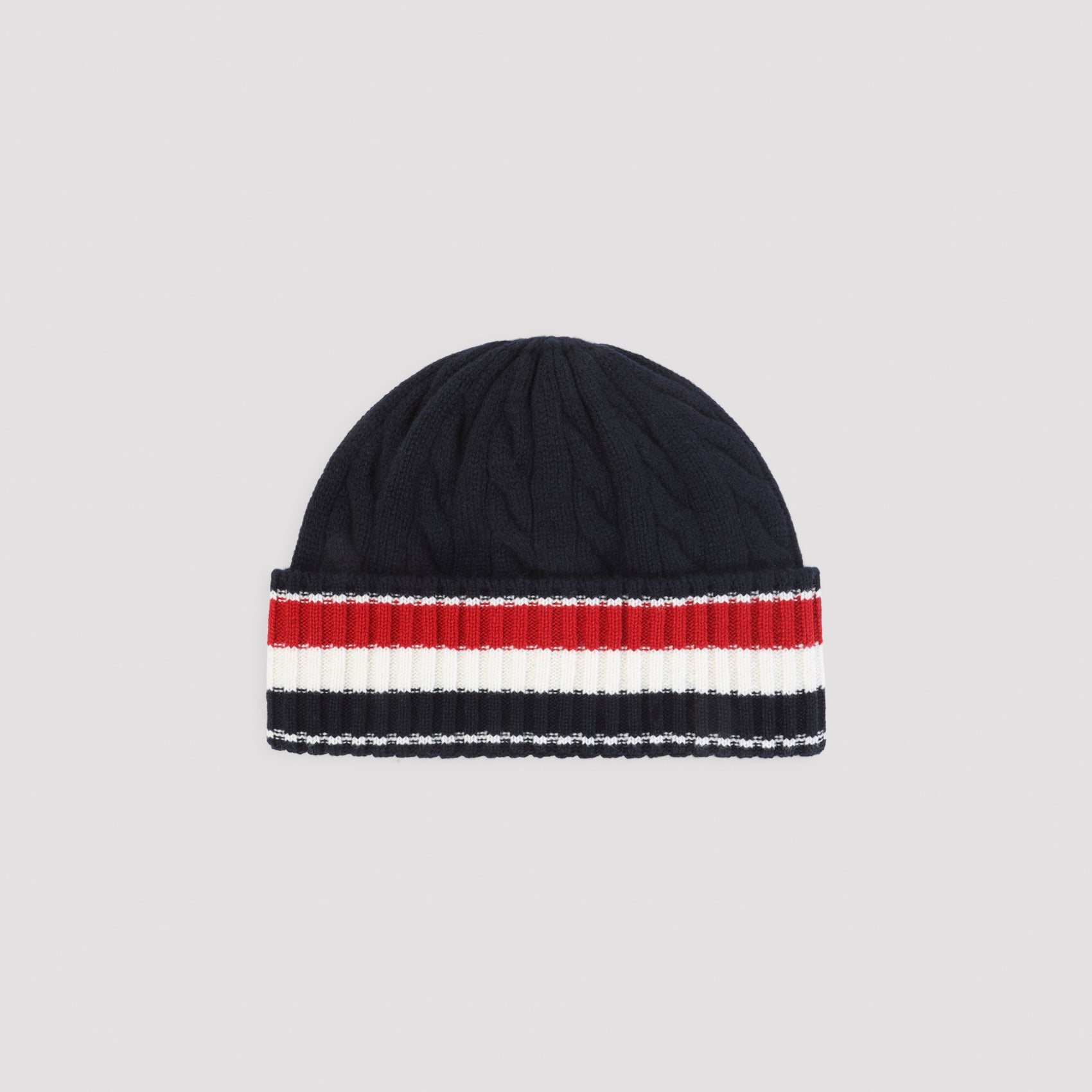 Thom Browne Cable-Knit Beanie