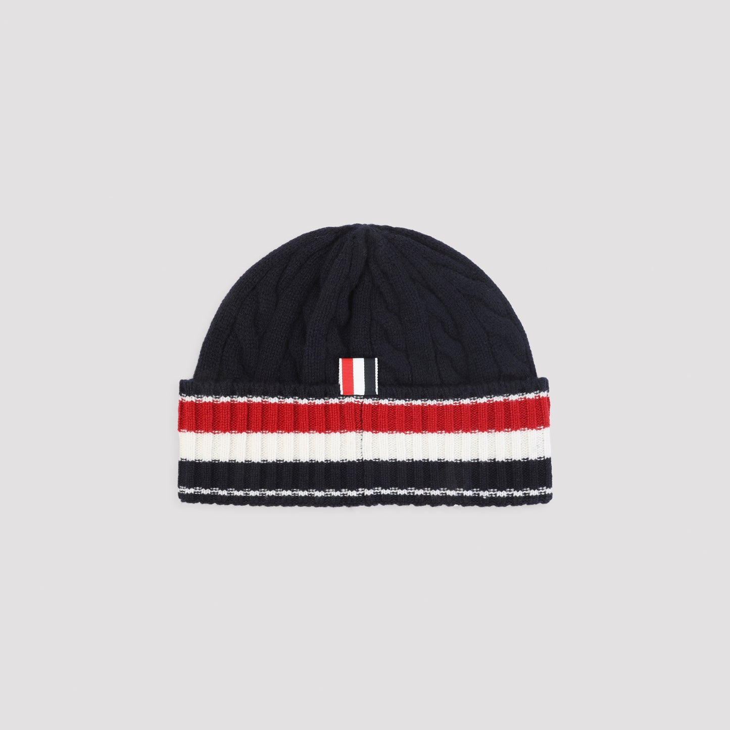 Thom Browne Cable-Knit Beanie