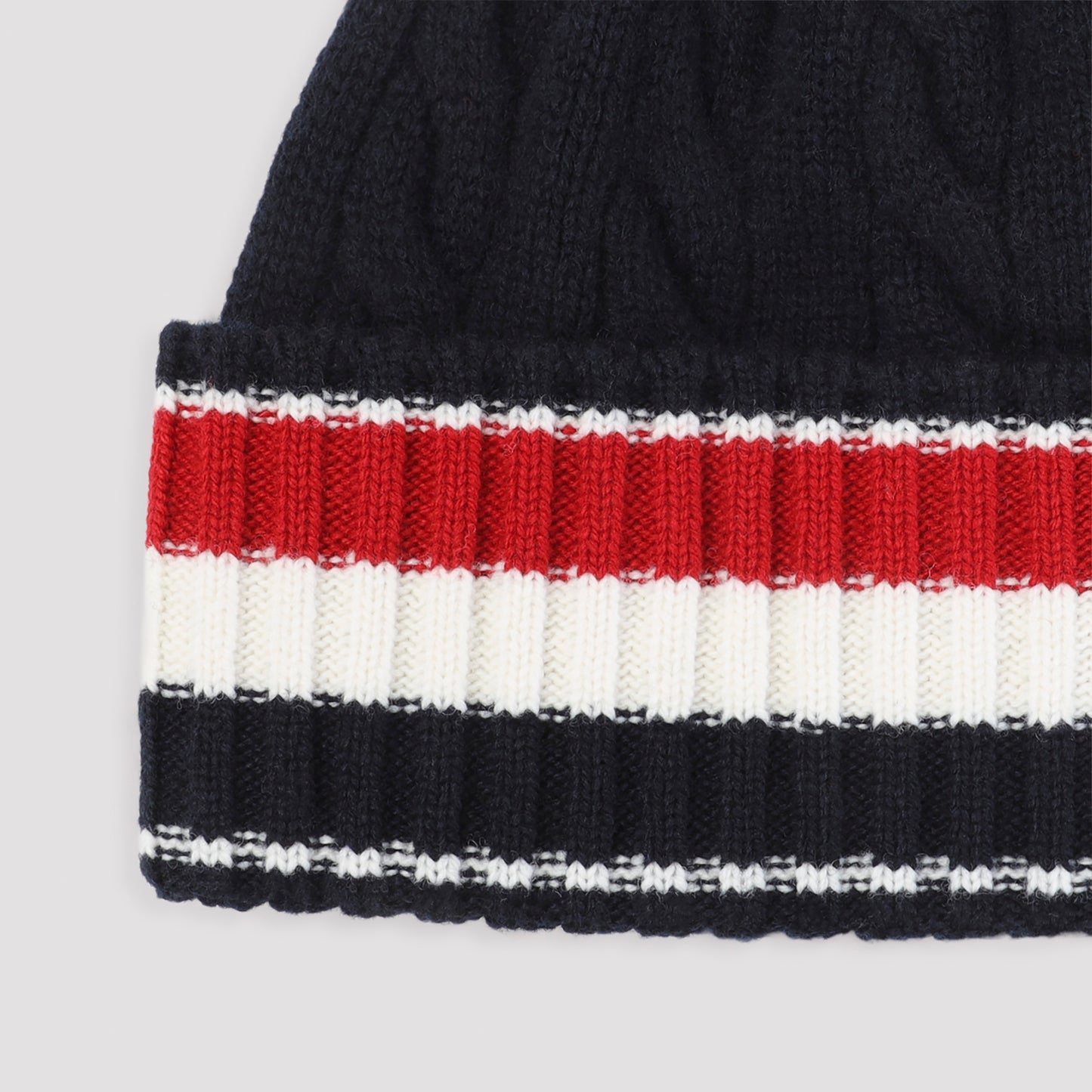 Thom Browne Cable-Knit Beanie