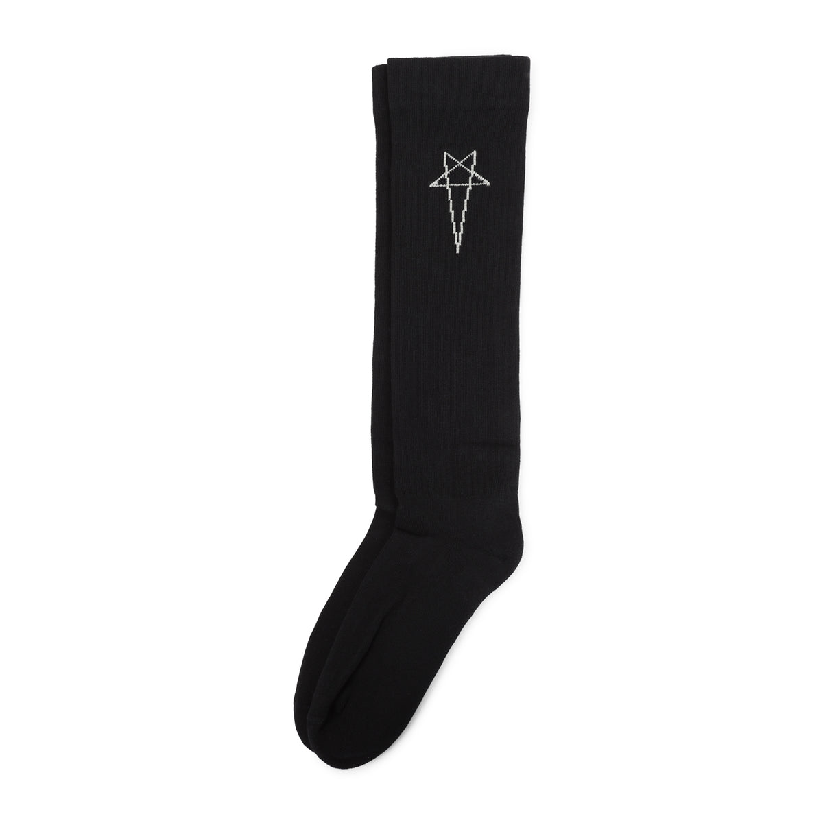 Rick Owens Drkshdw Pentagram Knee High Socks