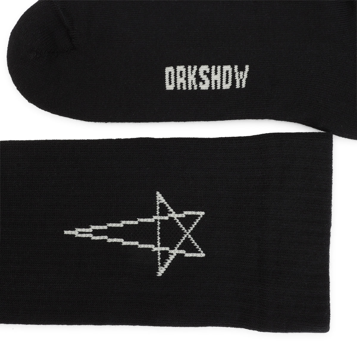 Rick Owens Drkshdw Pentagram Knee High Socks