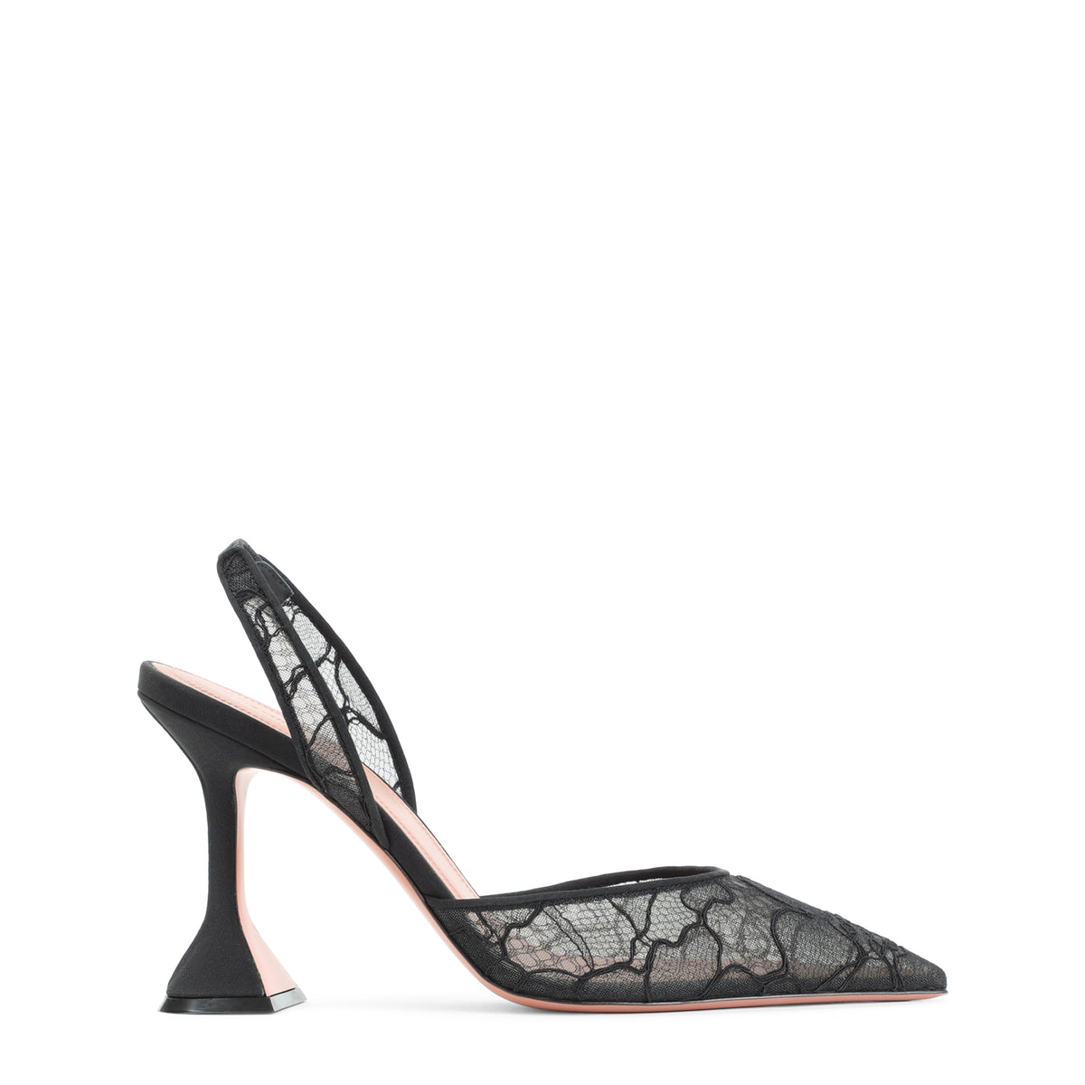 Amina Muaddi Holli Lace Sling 95