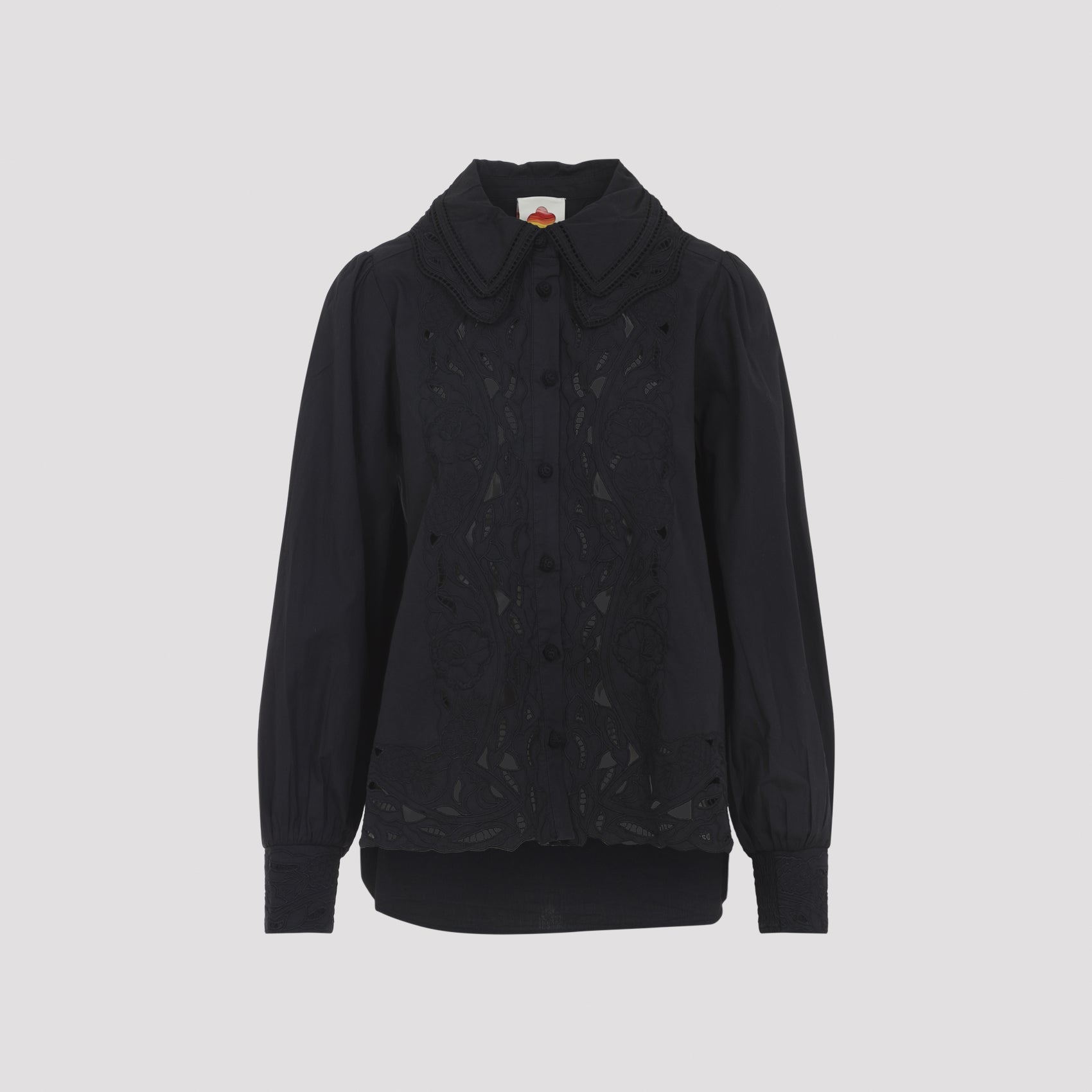 Farm Rio Ebroidered Long Sleeve Shirt