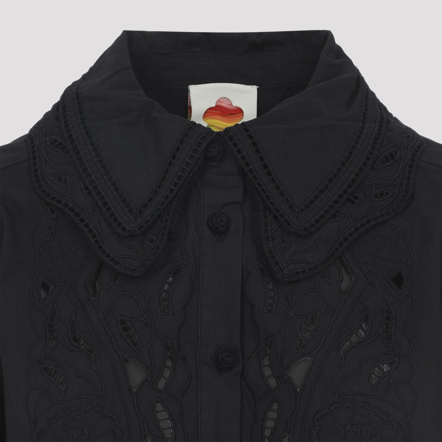 Farm Rio Ebroidered Long Sleeve Shirt