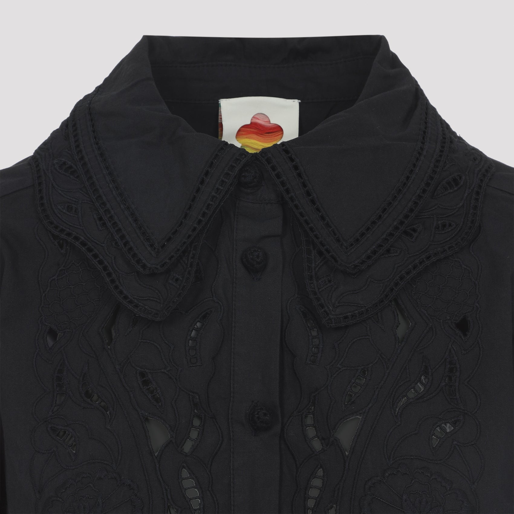 Farm Rio Ebroidered Long Sleeve Shirt