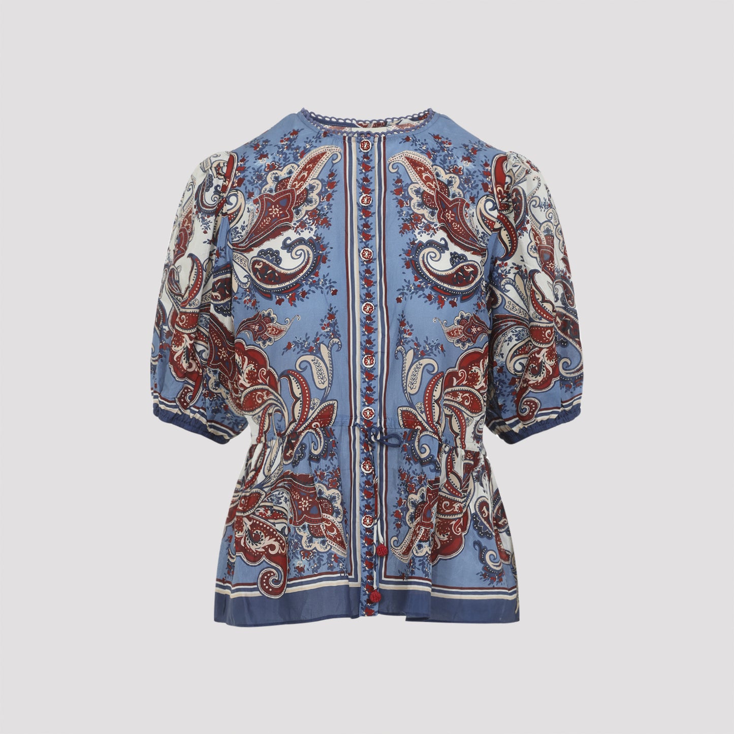 Farm Rio Paisley Scarf Shirt