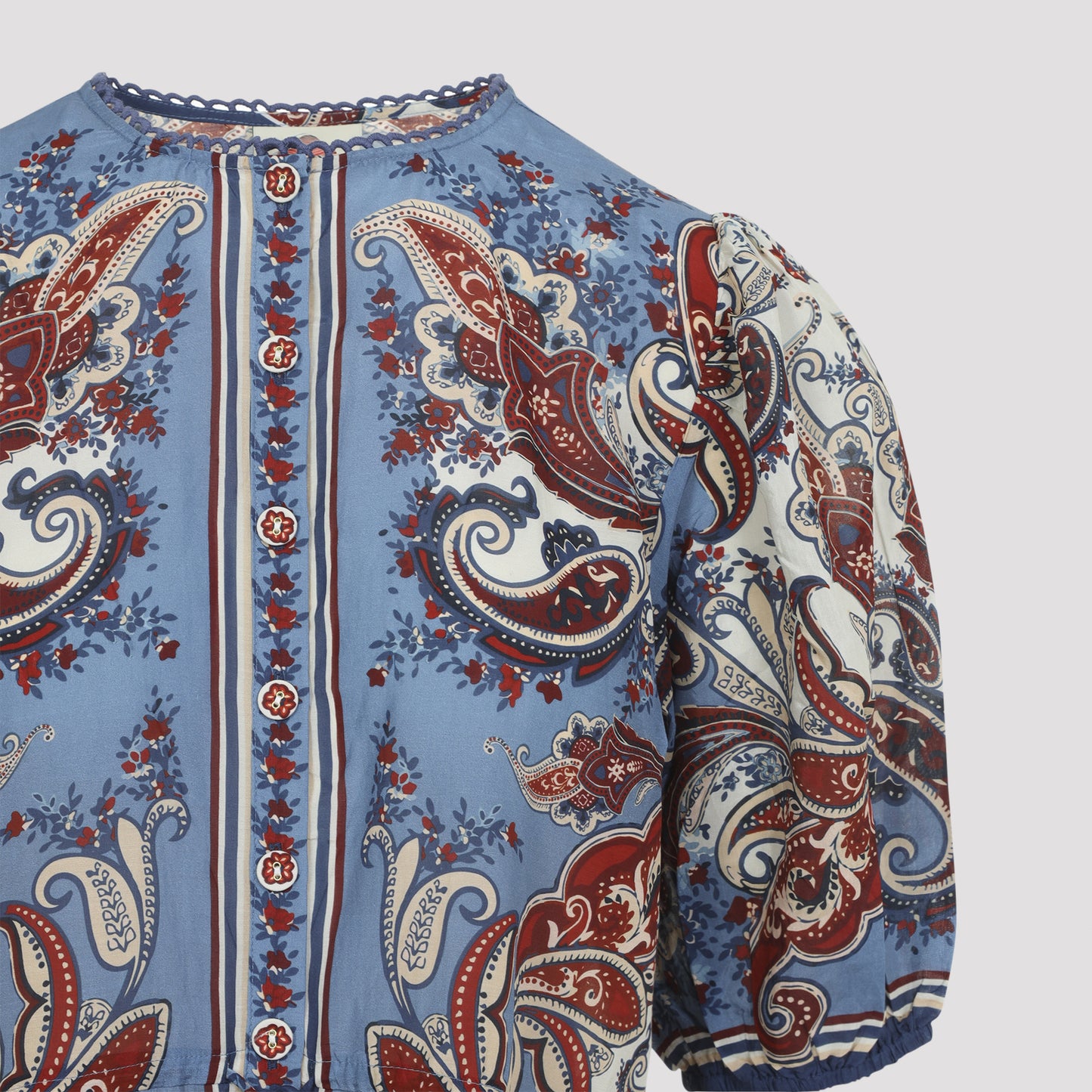Farm Rio Paisley Scarf Shirt