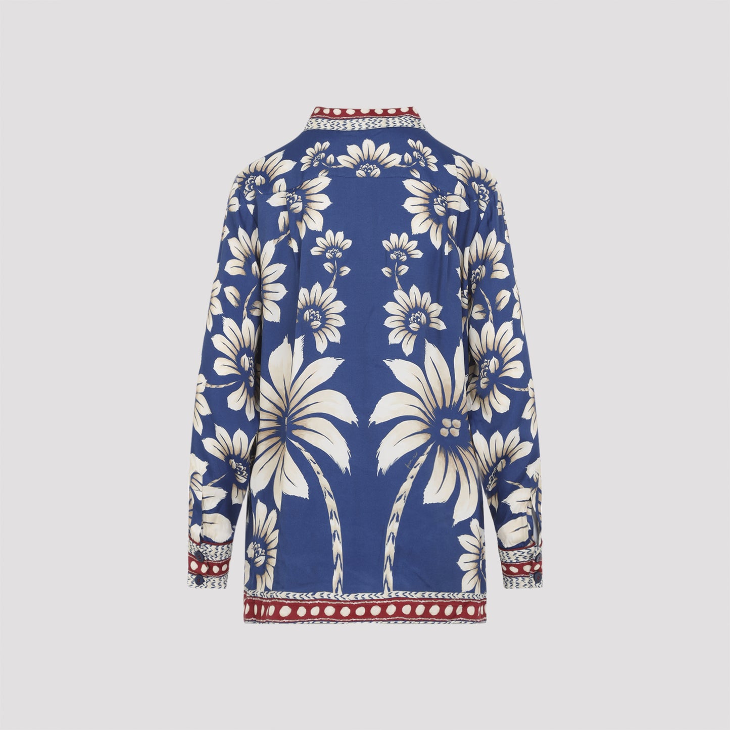 Farm Rio Luna Blue Shirt