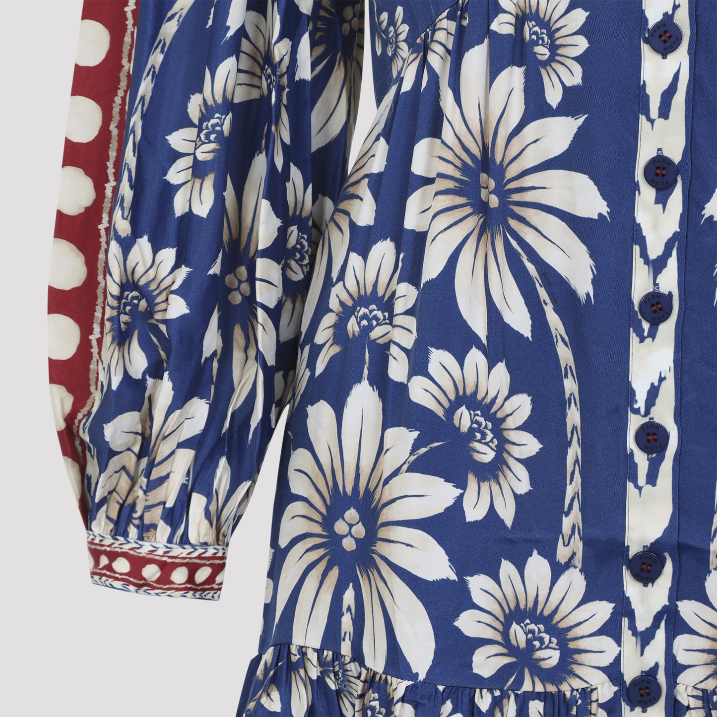 Farm Rio Luna Blue Mini Dress