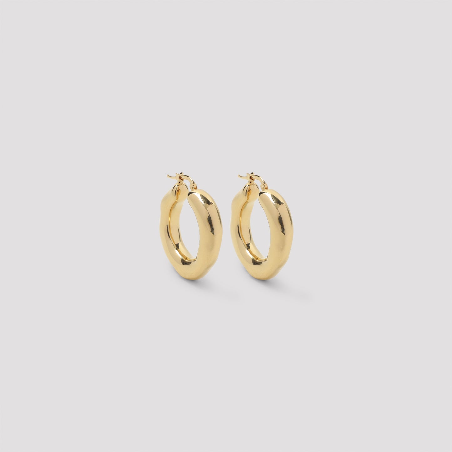 Jil Sander Brass Earrings