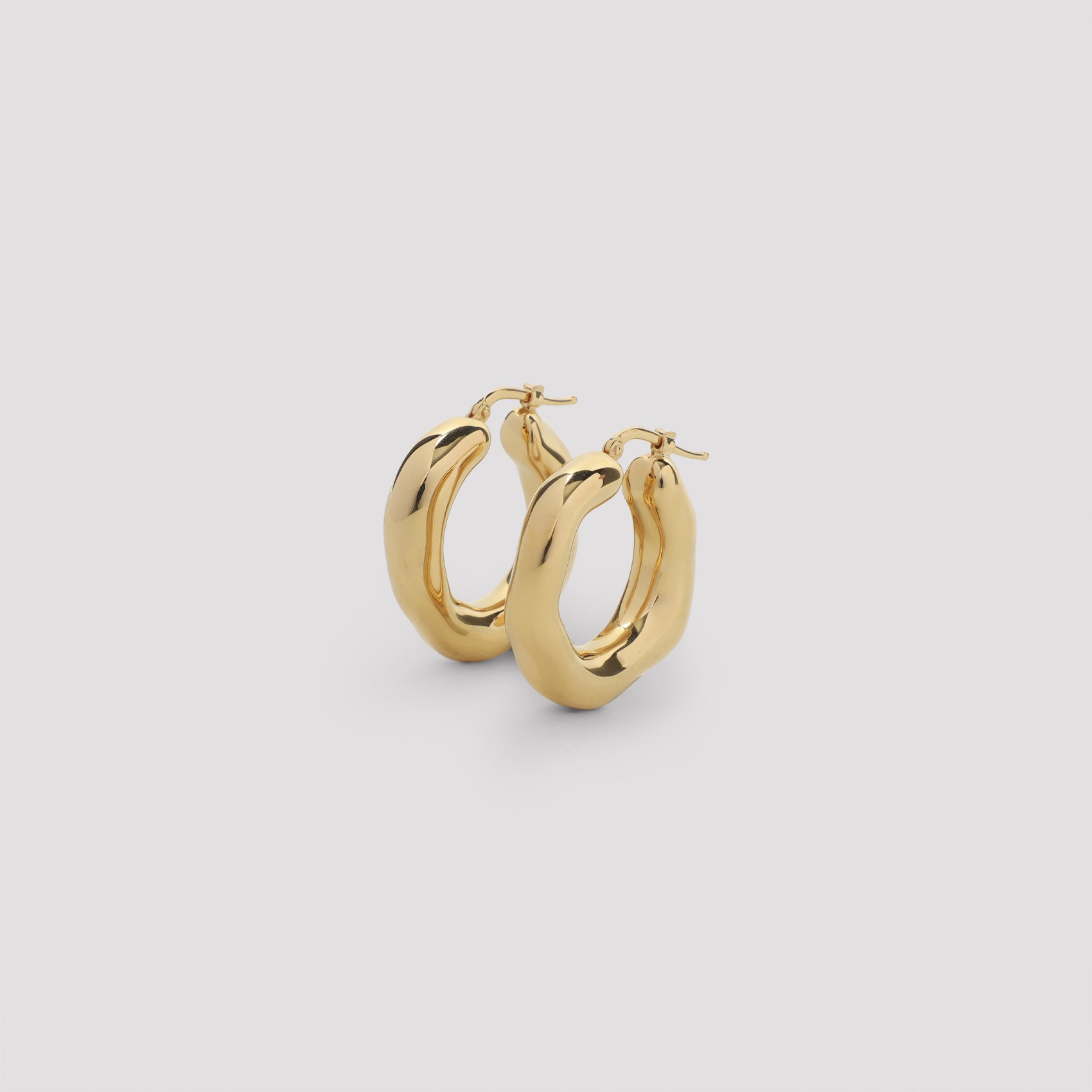 Jil Sander Brass Earrings