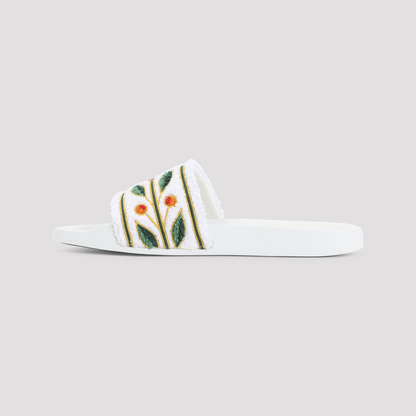 Casablanca Embroidered Terry Sandals