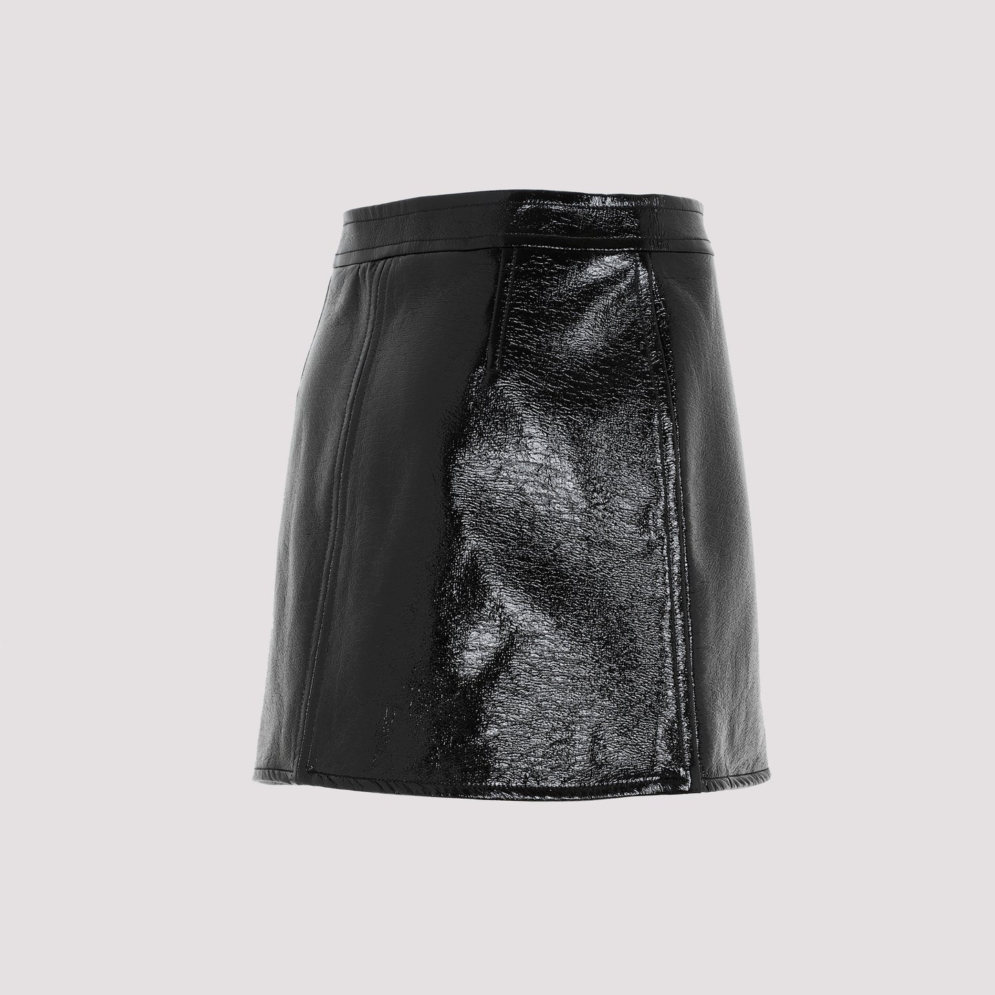 Courrèges Vinyl Mini Skirt