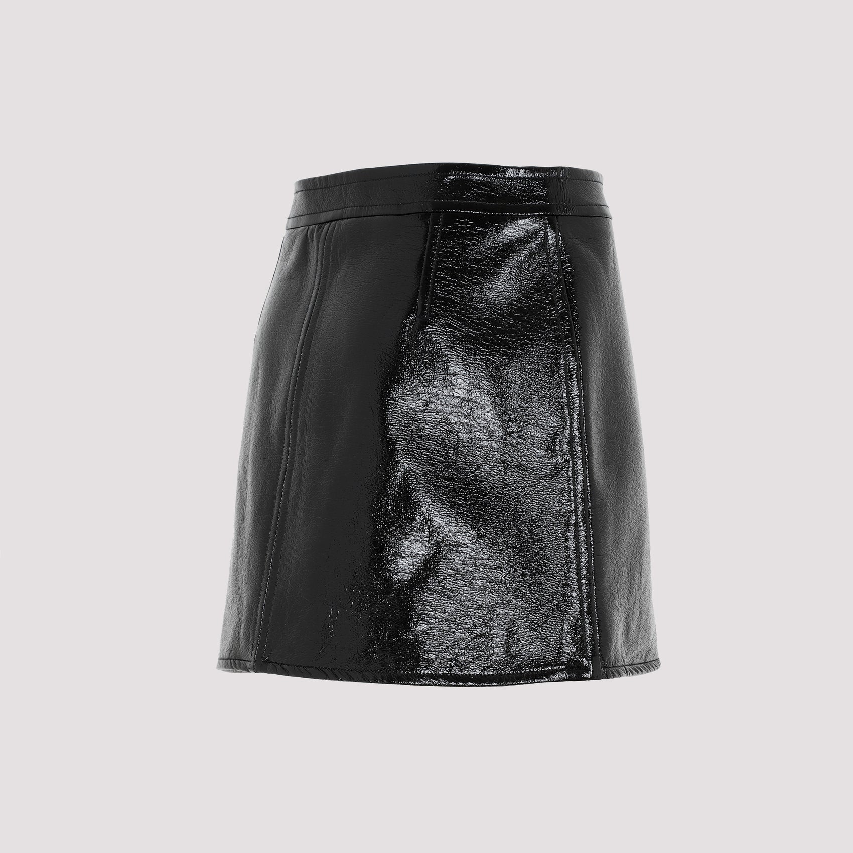 Courrèges Vinyl Mini Skirt
