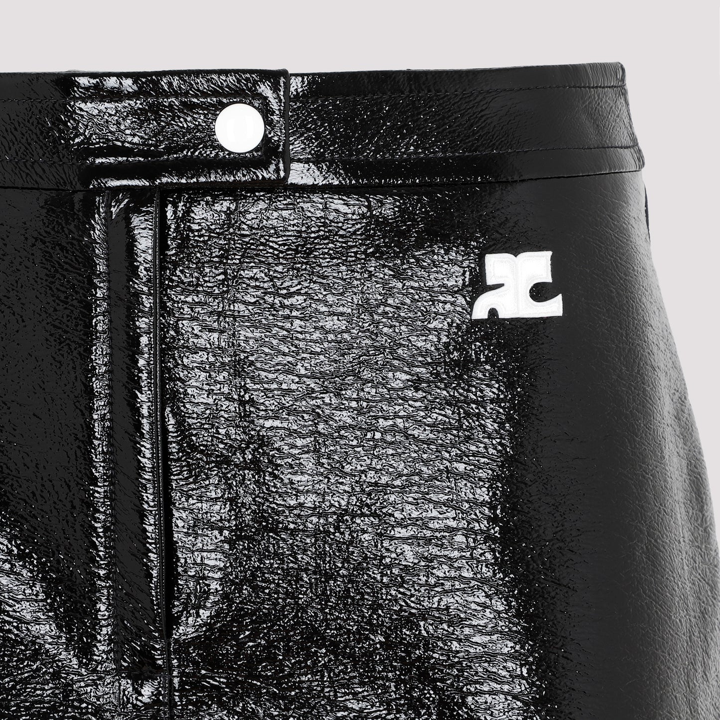 Courrèges Vinyl Mini Skirt