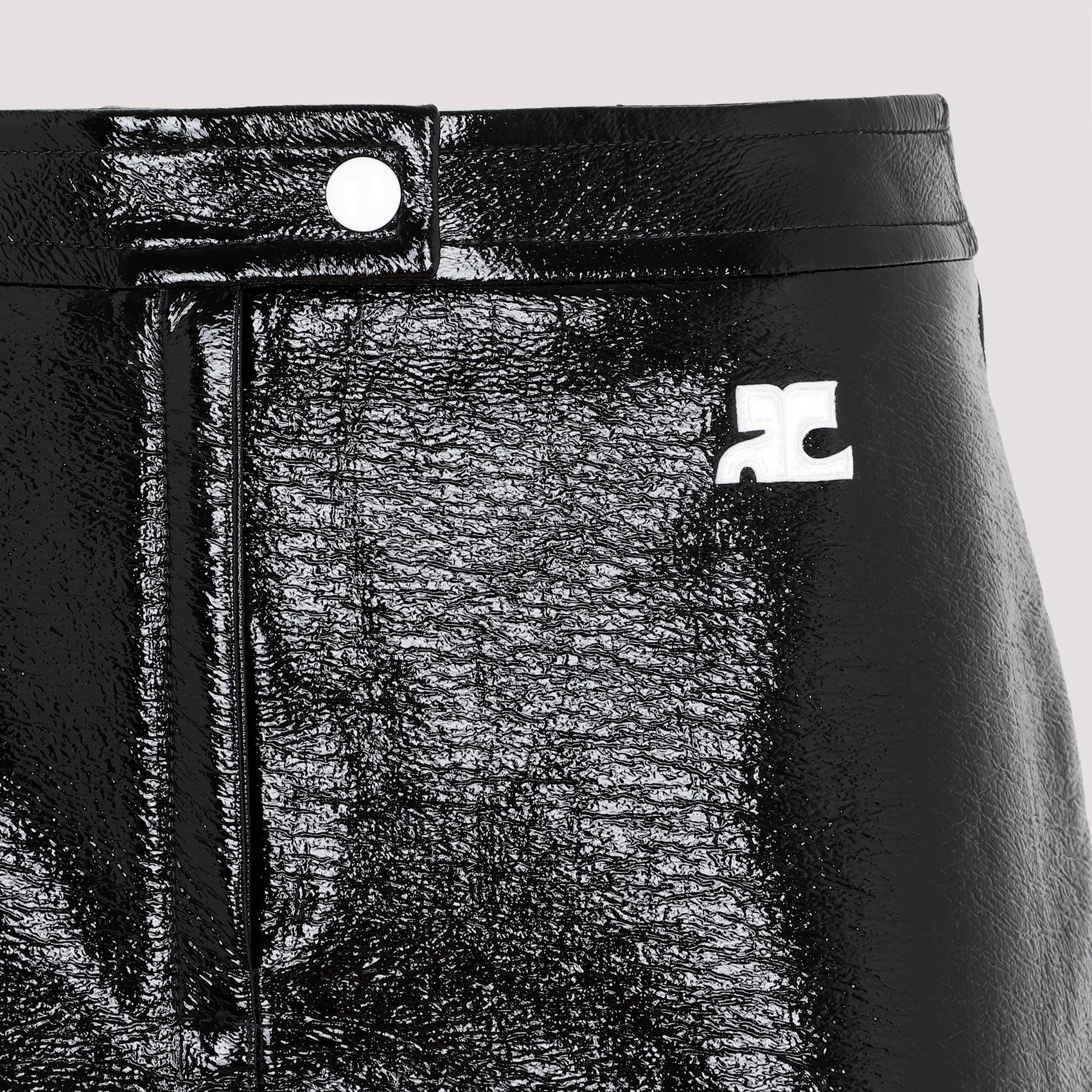 Courrèges Vinyl Mini Skirt