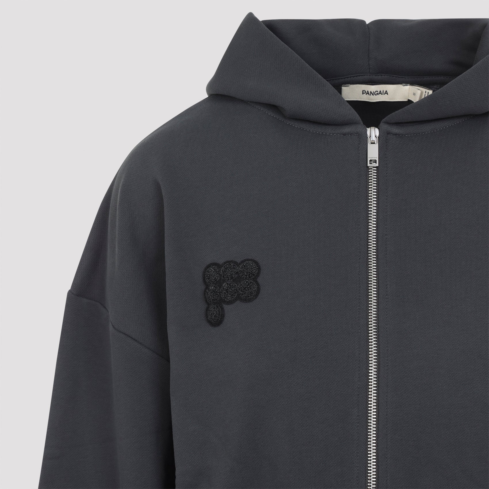 Pangaia Cropped Zip Up Hoodie