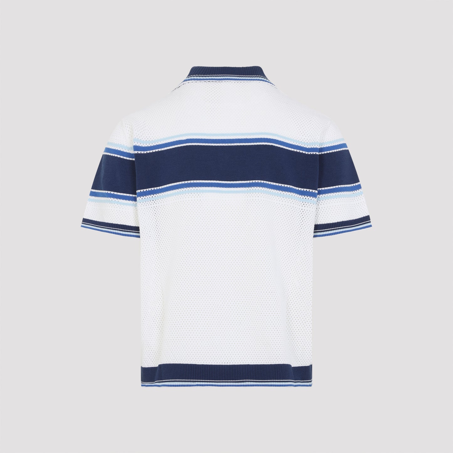 Casablanca Mesh Stripe Polo