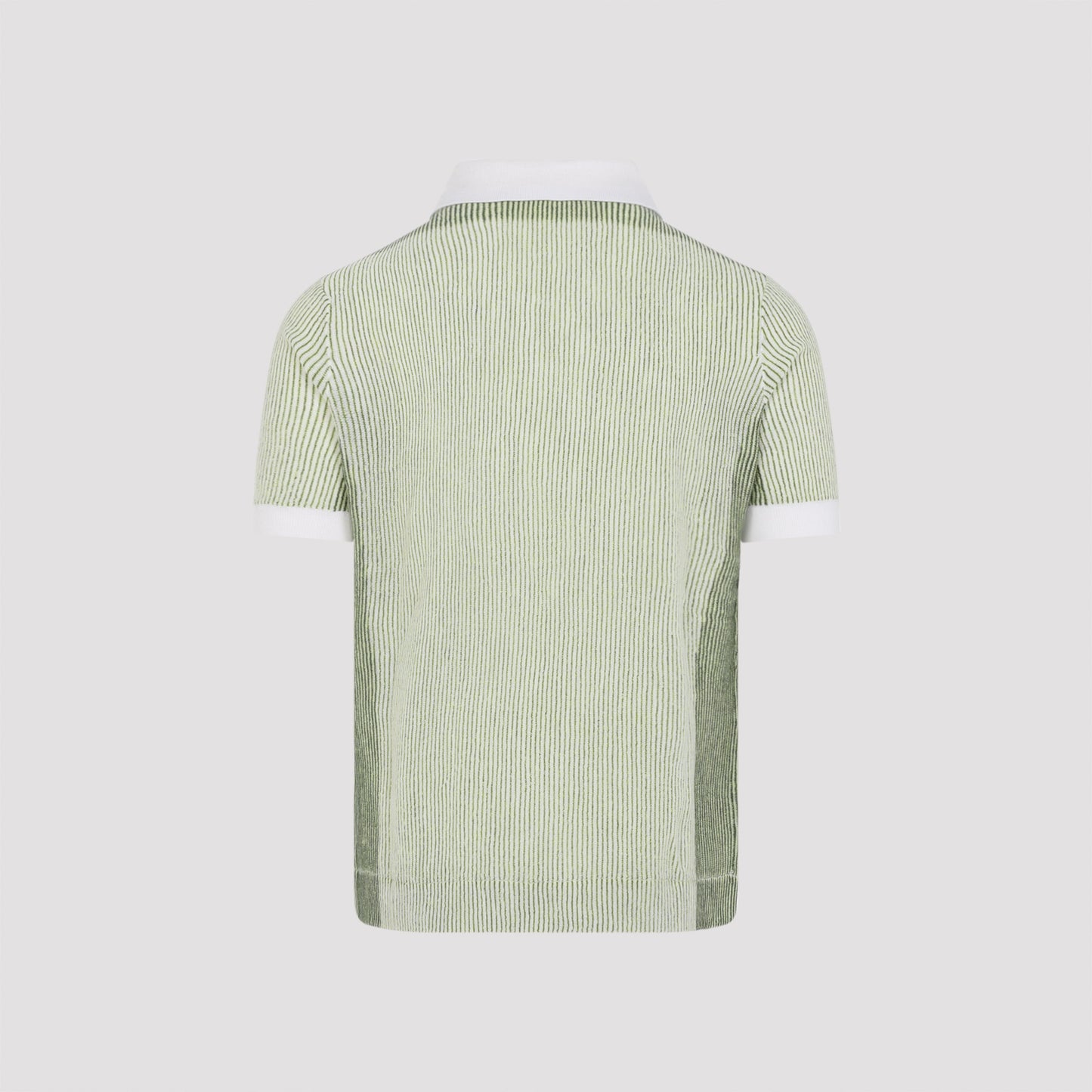 Casablanca Vertical Stripe Polo Shirt