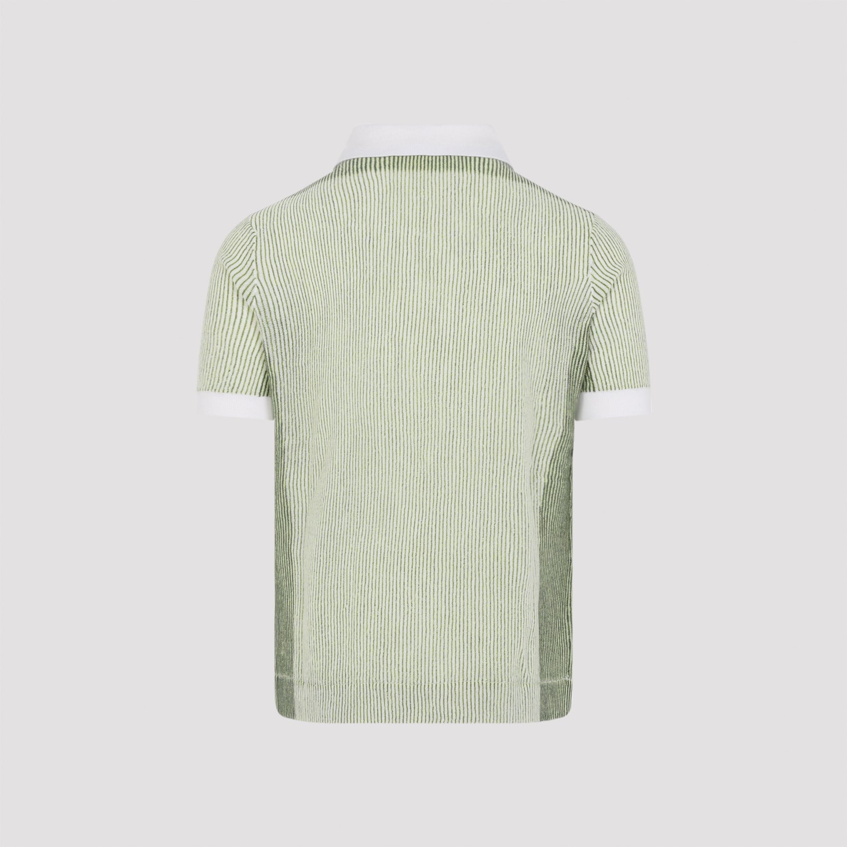 Casablanca Vertical Stripe Polo Shirt