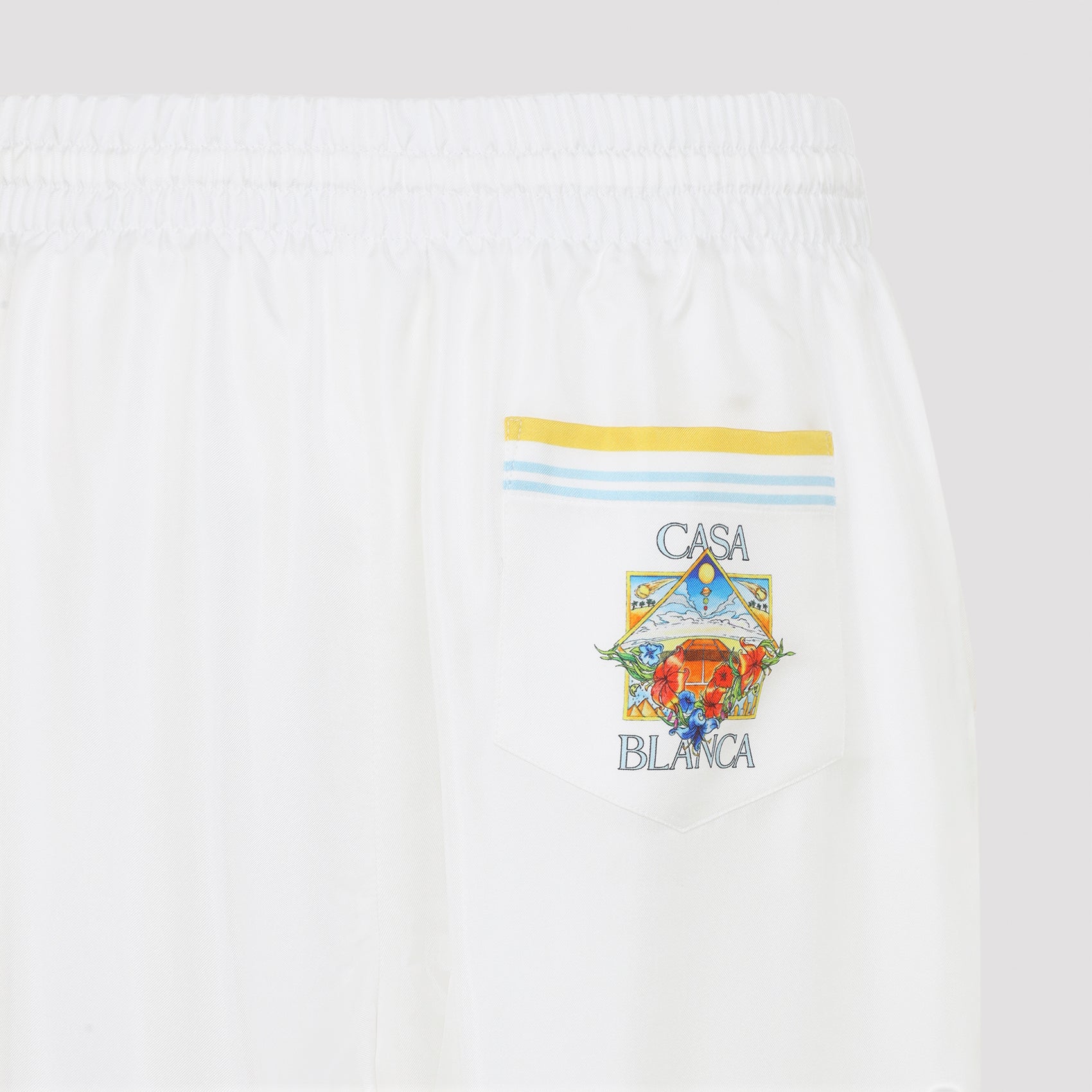 Casablanca Flower Court Icon Shorts
