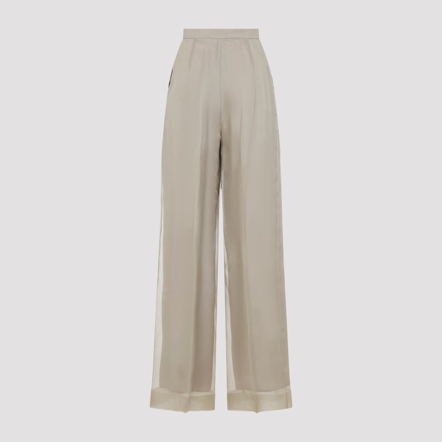 Max Mara Pianoforte Olivi Organza Pants