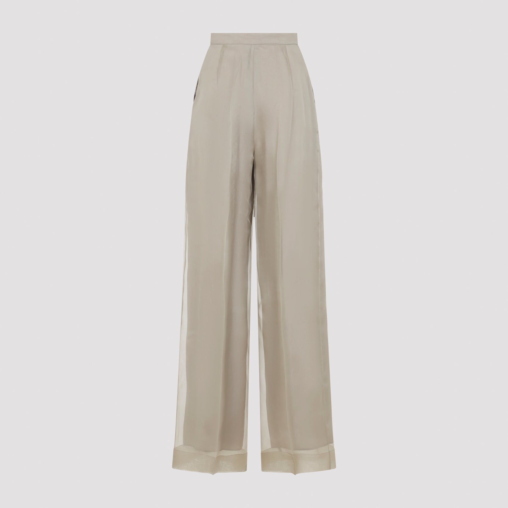 Max Mara Pianoforte Olivi Organza Pants