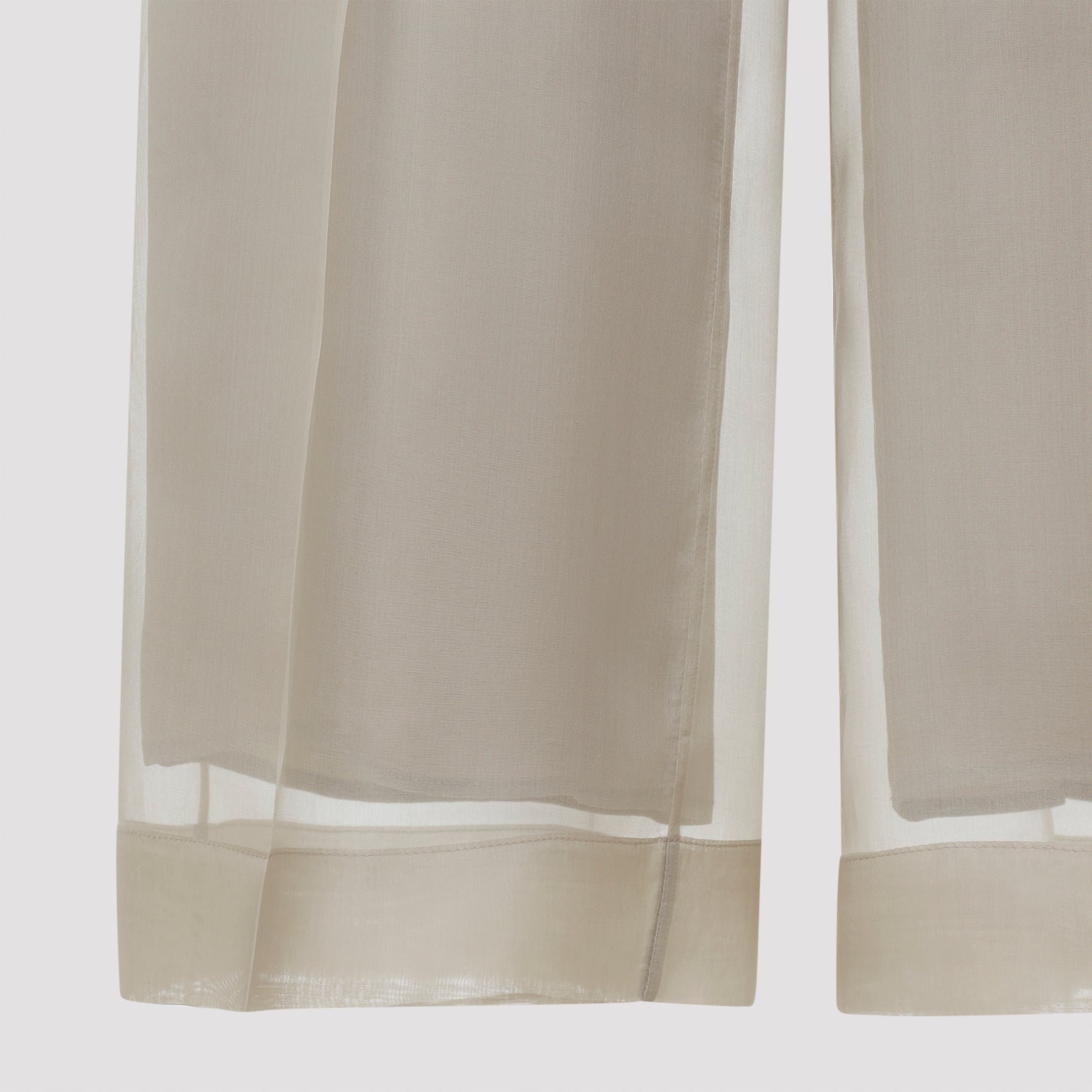 Max Mara Pianoforte Olivi Organza Pants