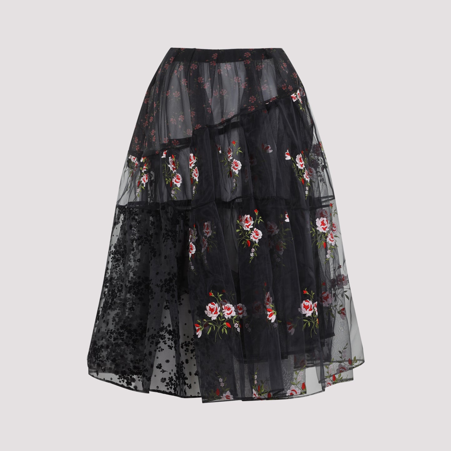 Simone Rocha Patchwork Midi Skirt