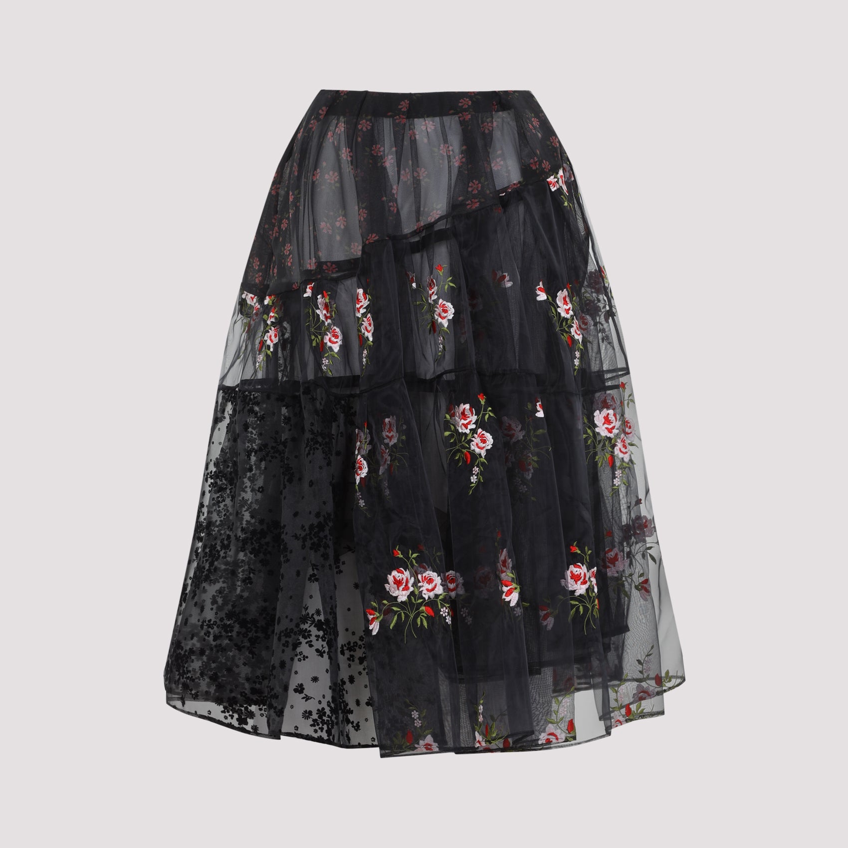 Simone Rocha Patchwork Midi Skirt