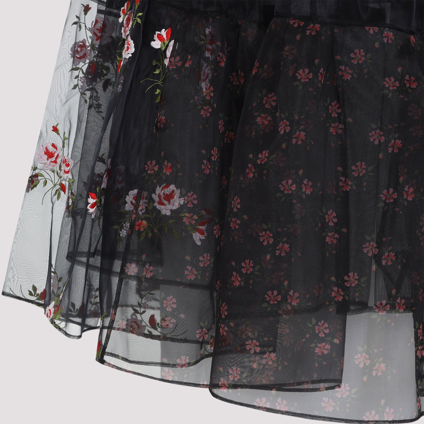 Simone Rocha Patchwork Midi Skirt