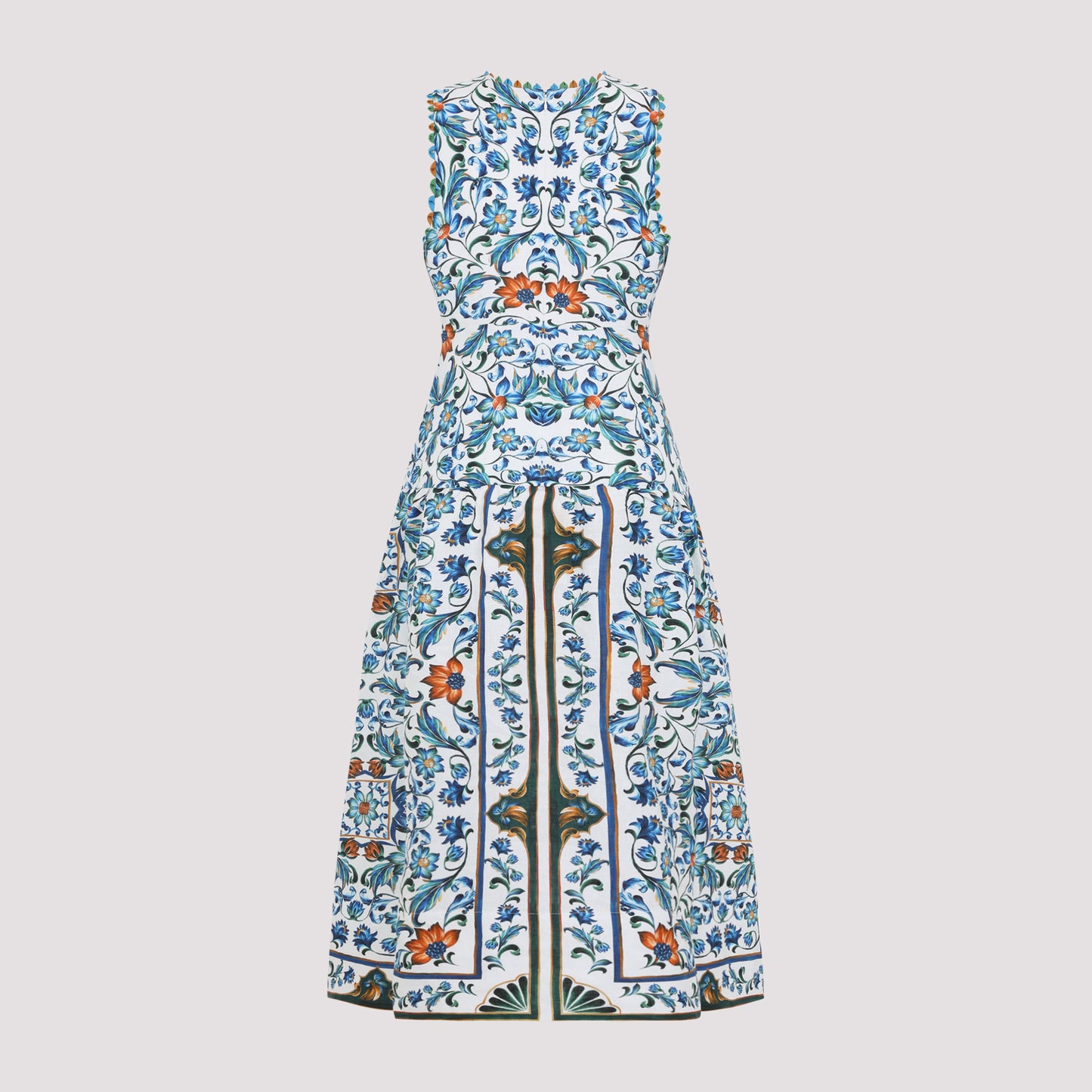 Farm Rio Linen Midi Dress