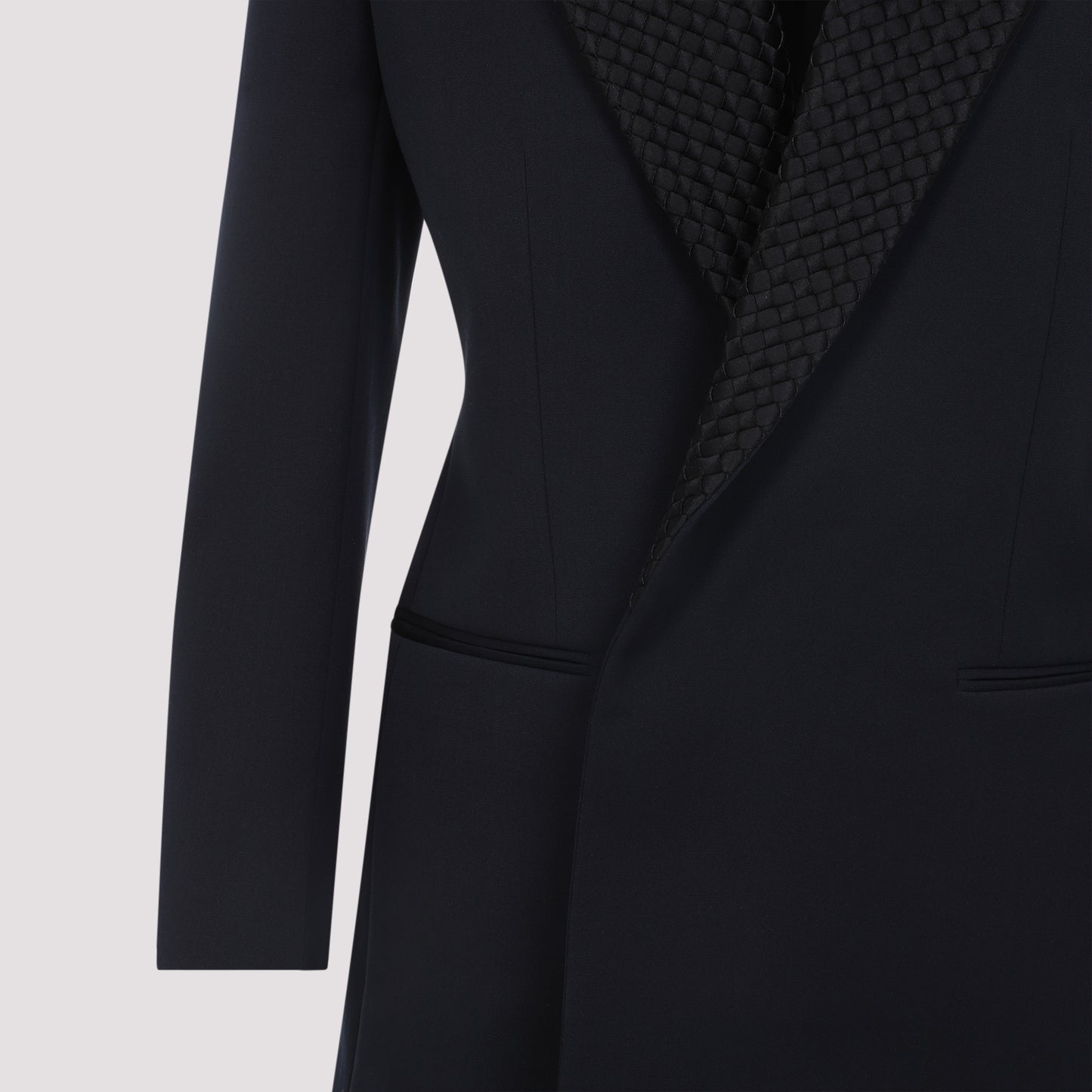 Bottega Veneta Intrecciato Collar Tuxedo Jacket