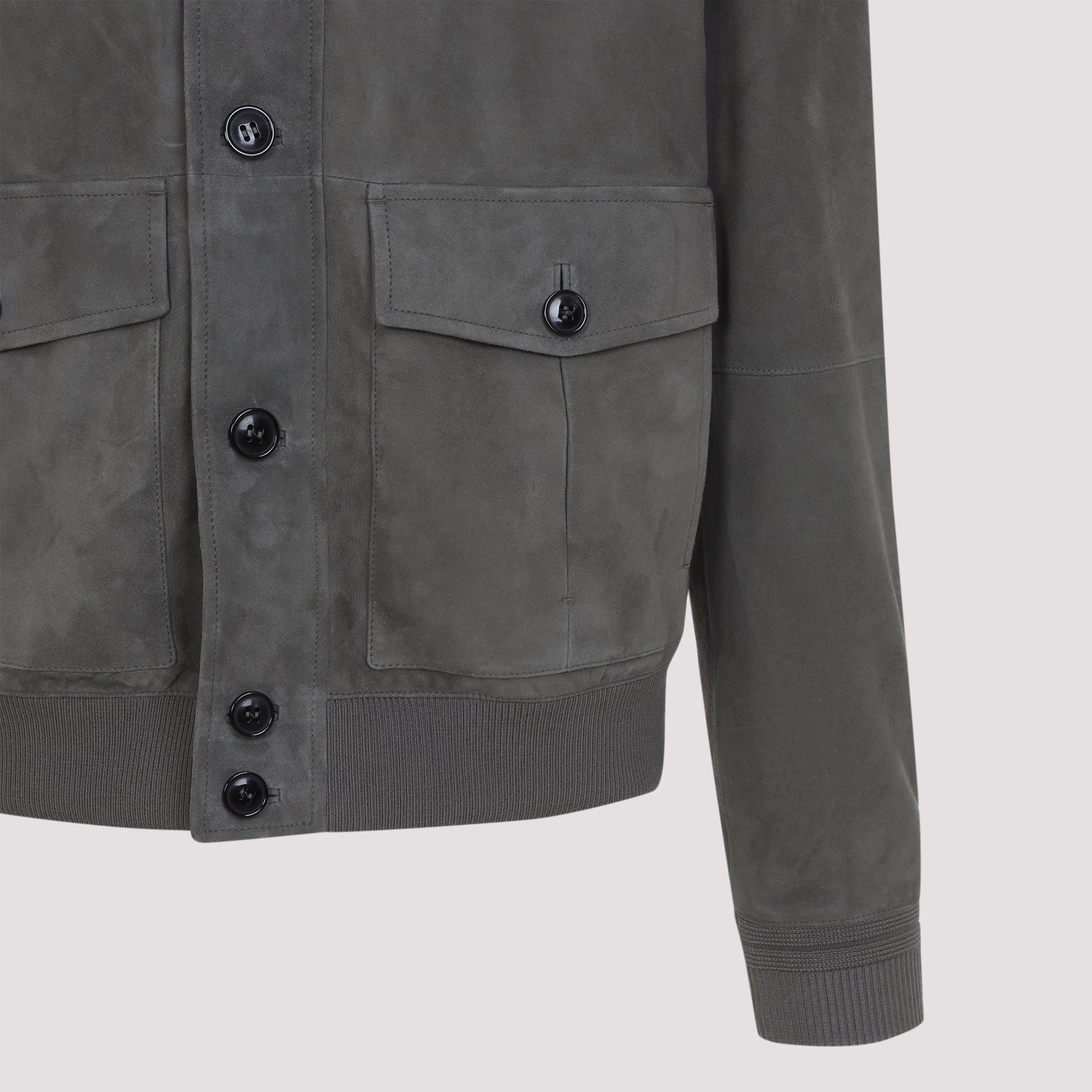 Zegna Leather Blouson Jacket