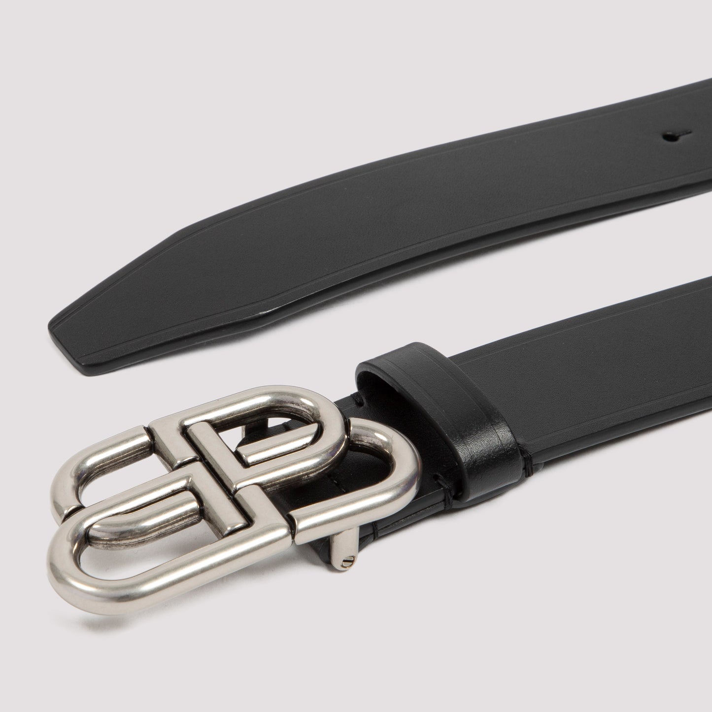 Balenciaga Leather Large BB Belt